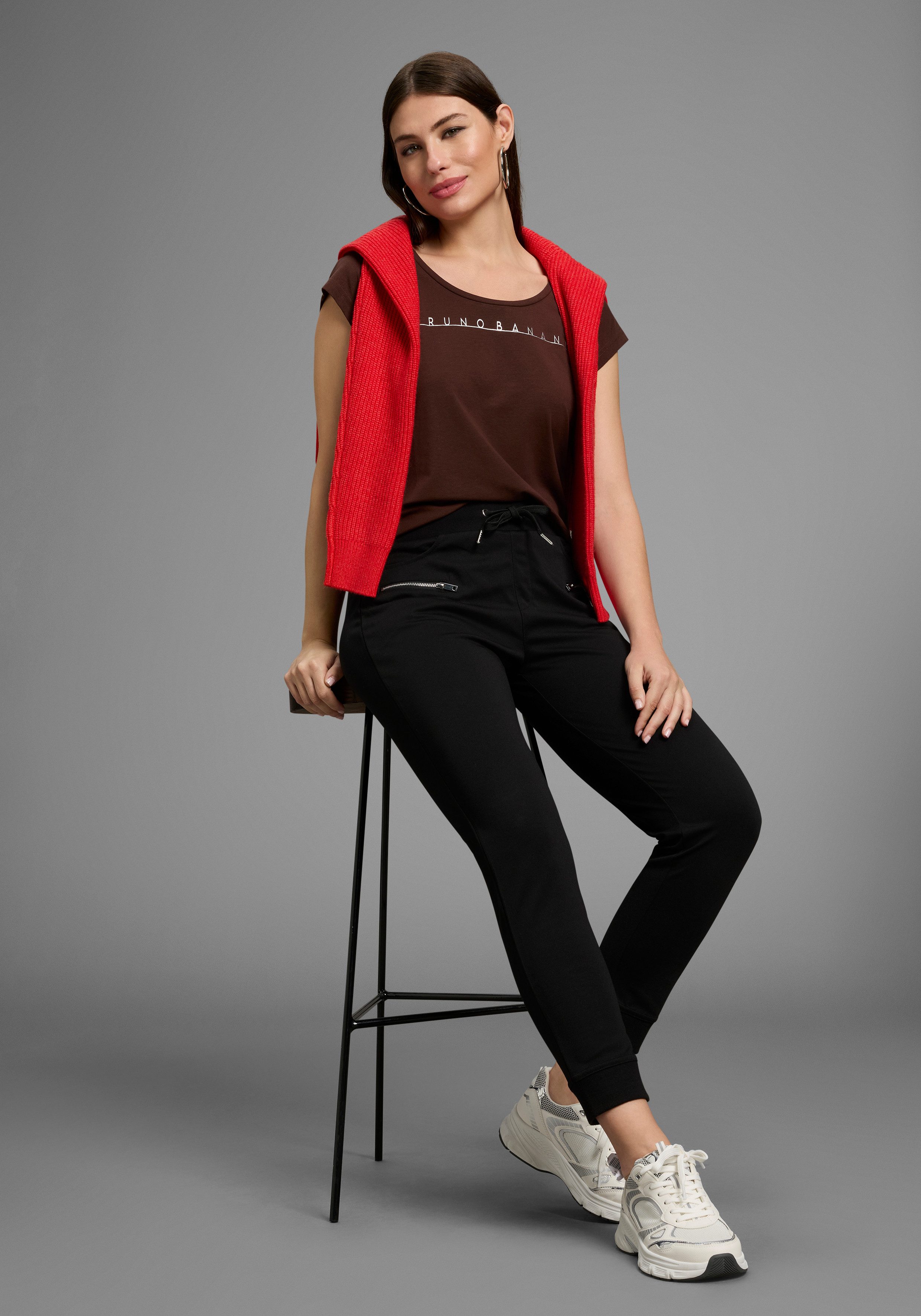 Bruno Banani Jerseybroek Zoom-bund