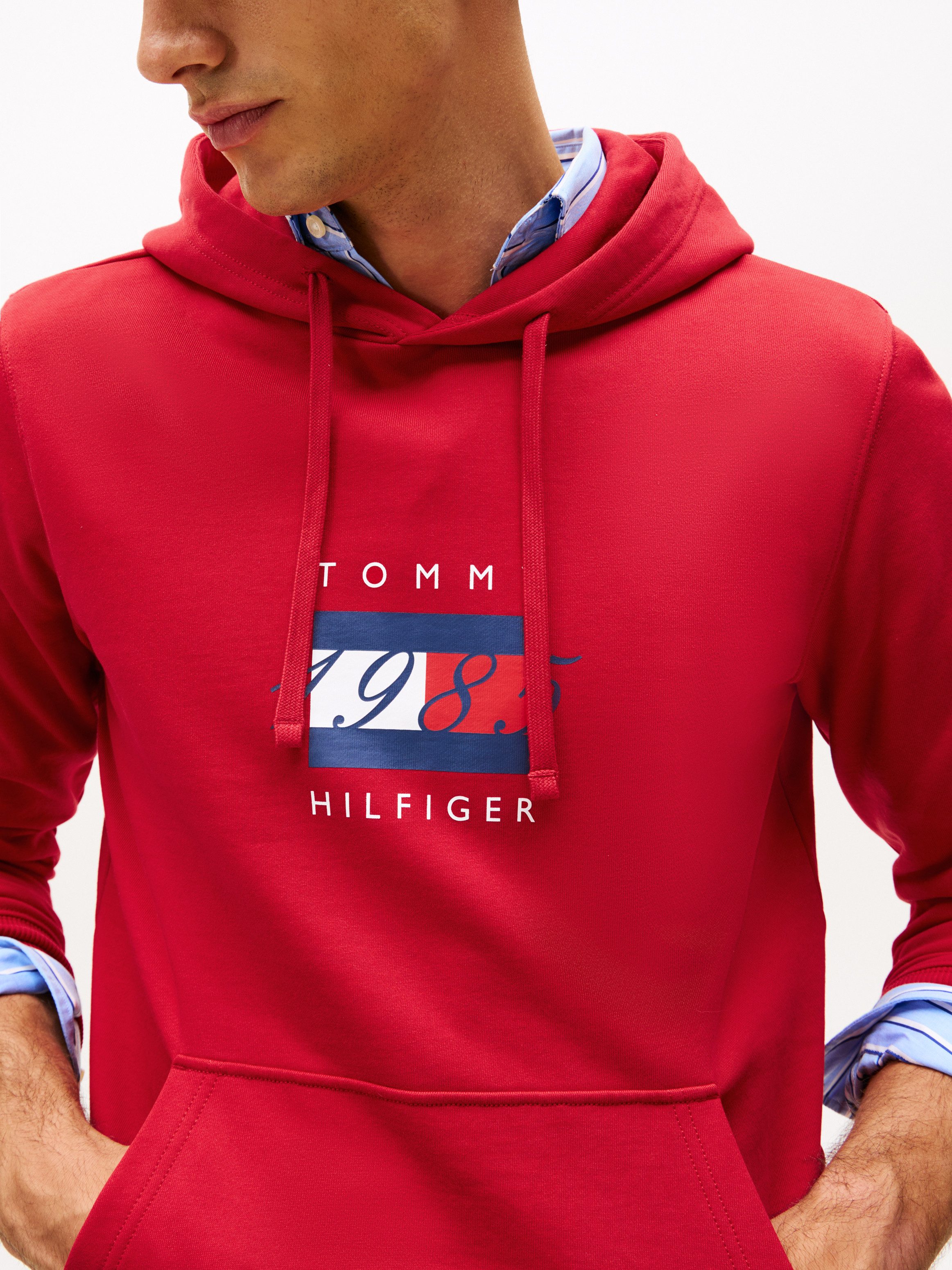 Tommy Hilfiger Hoodie LINEAR FLAG GRAPHIC