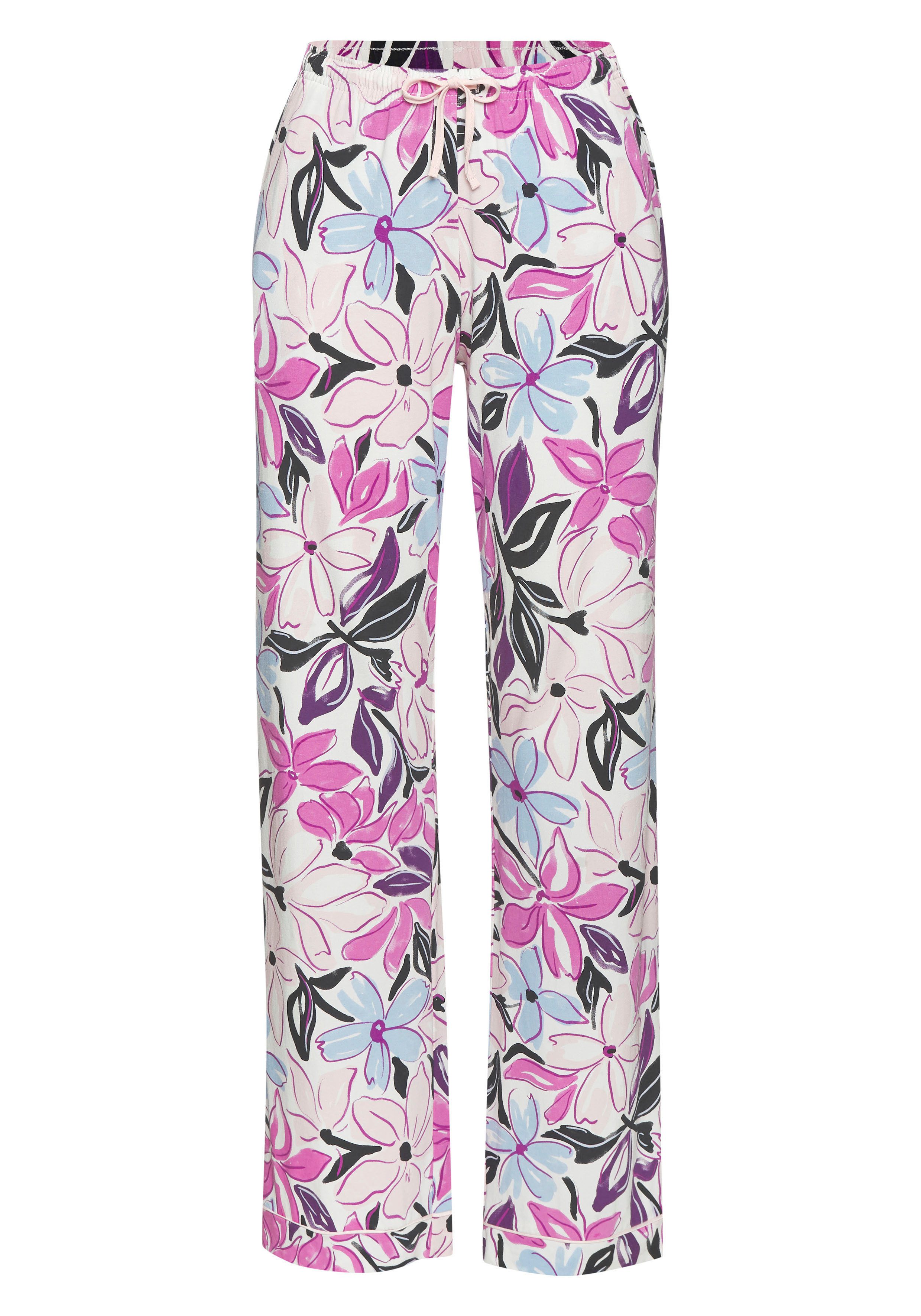 Lascana Pyjama met mooie all-over print (2-delig)