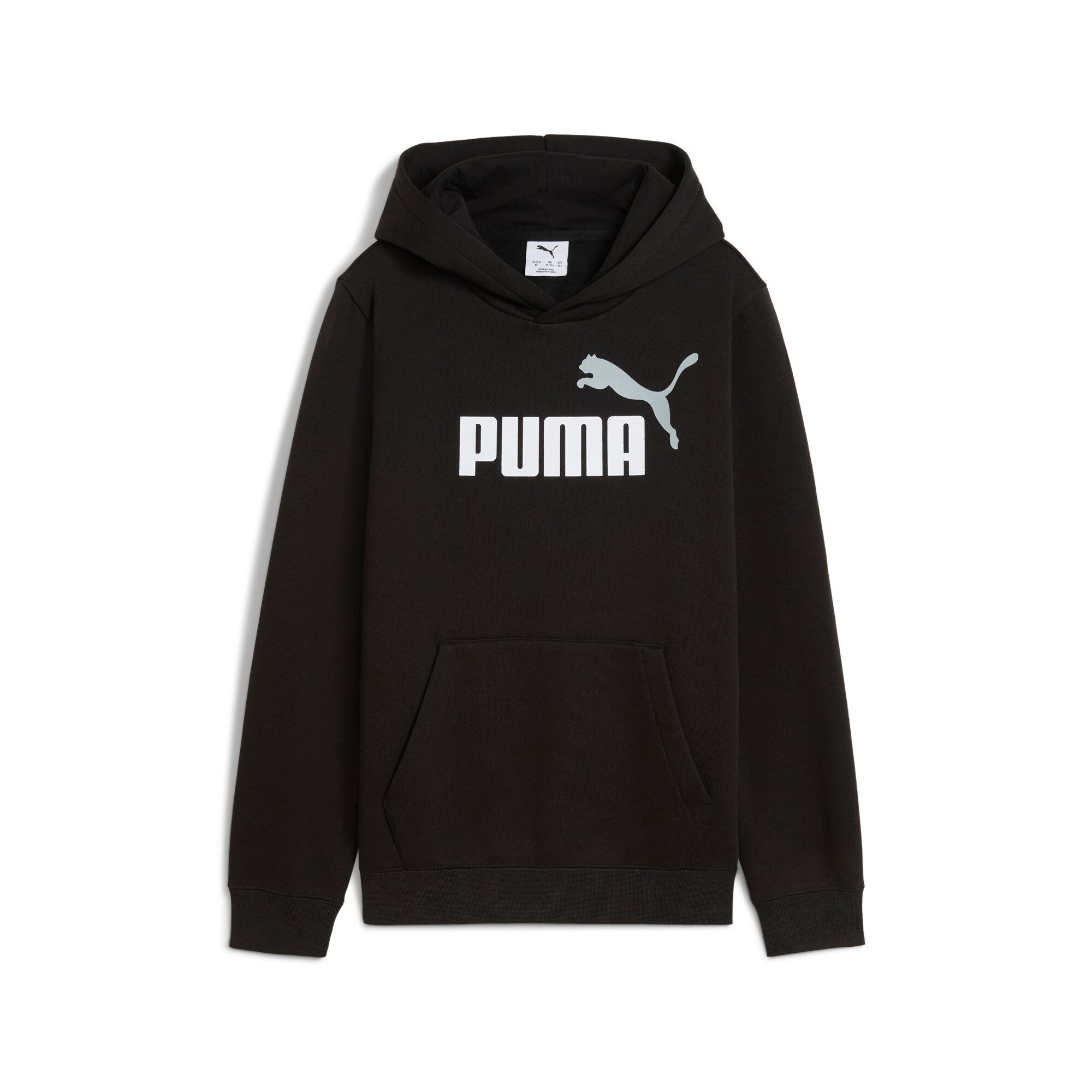 PUMA Hoodie ESS 2 COLOR NO. 1 LOGO HOODIE FL B jongens sweatshirts maat 164 zwart