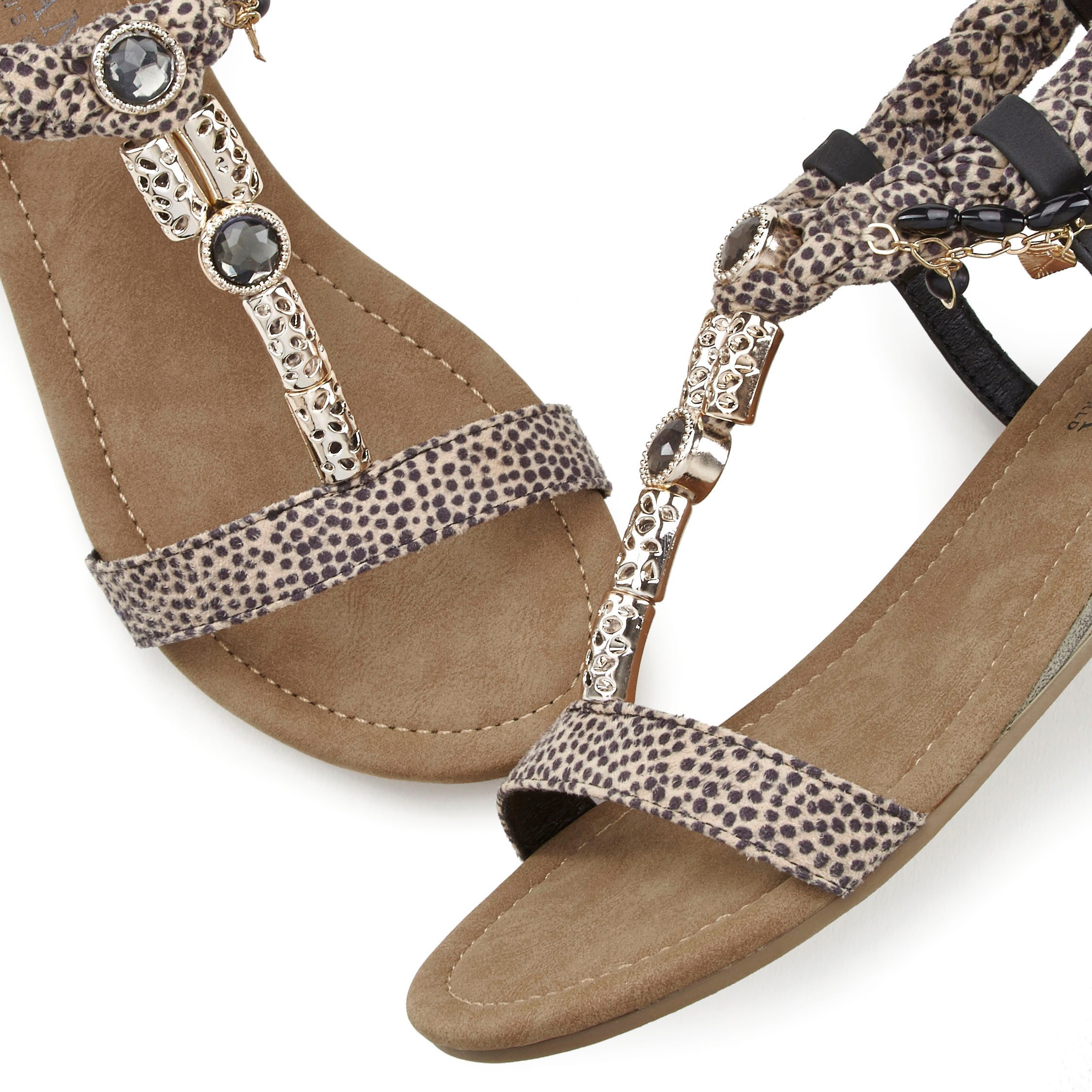 Lascana Sandalen Zomerschoen Sandalette, zomerschoen in festival-look VEGAN