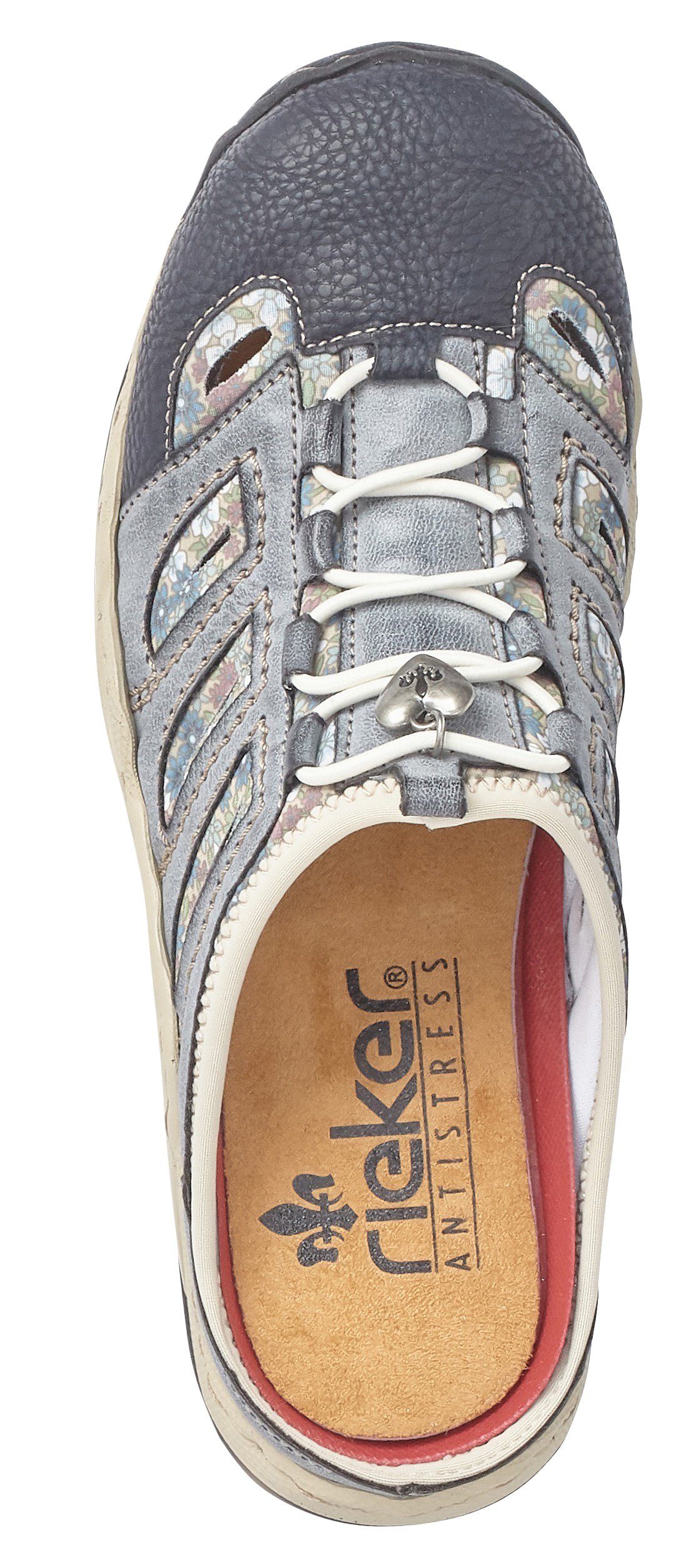 Rieker Clogs , sleehak, zomerschoen, pantoffels met slip-on