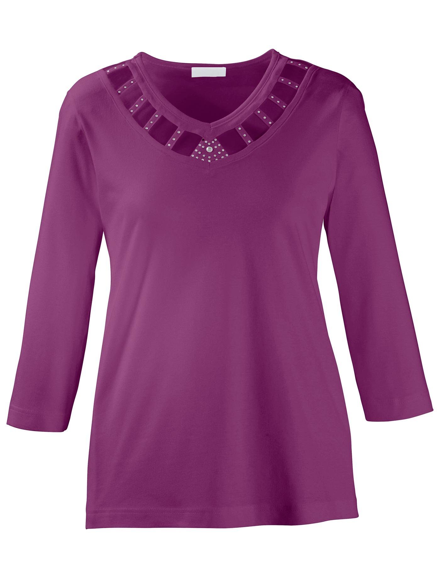 Lady Shirt met 3/4-mouwen Shirt (1-delig)