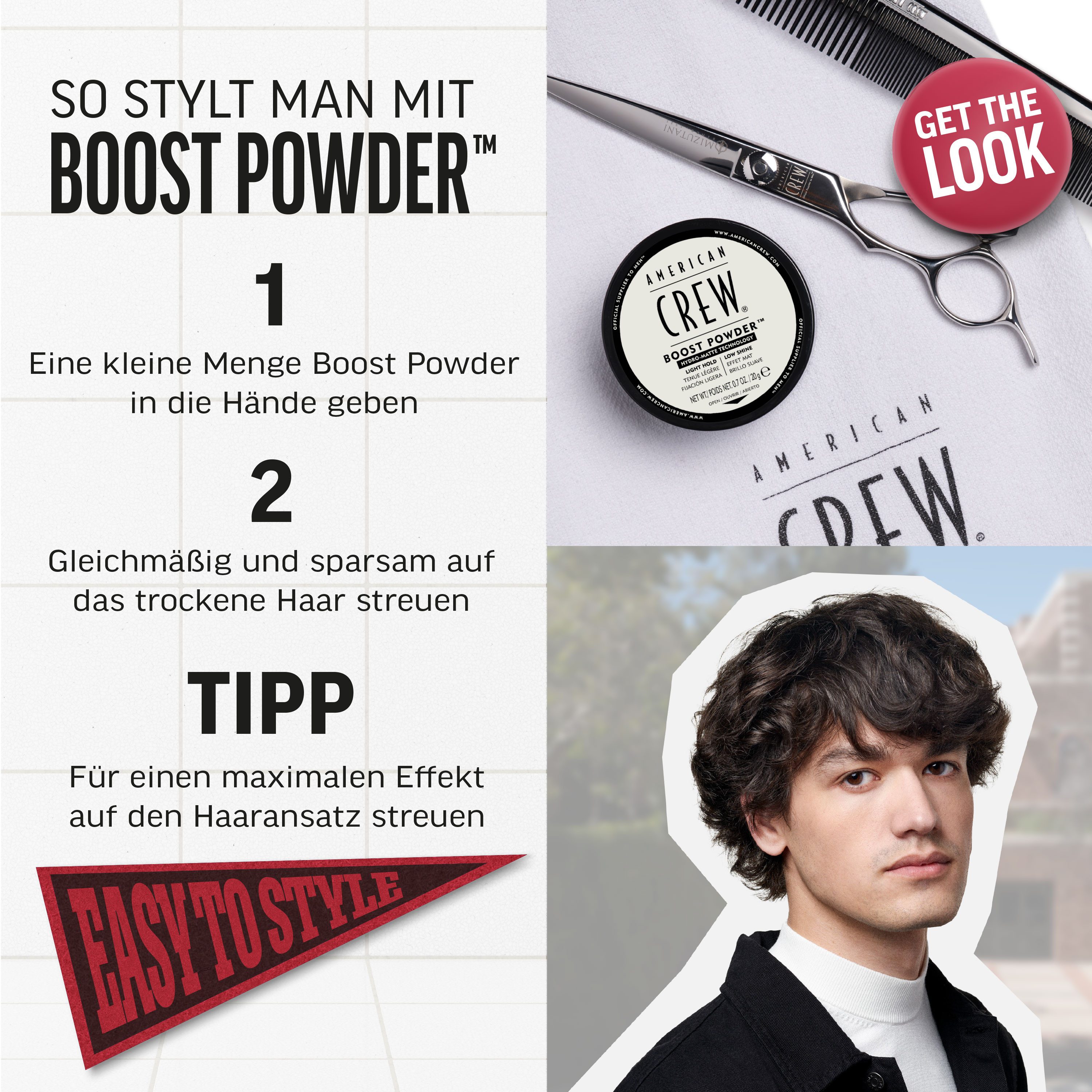 American Crew Haarpoeder Classic Boost Powder 10 gr