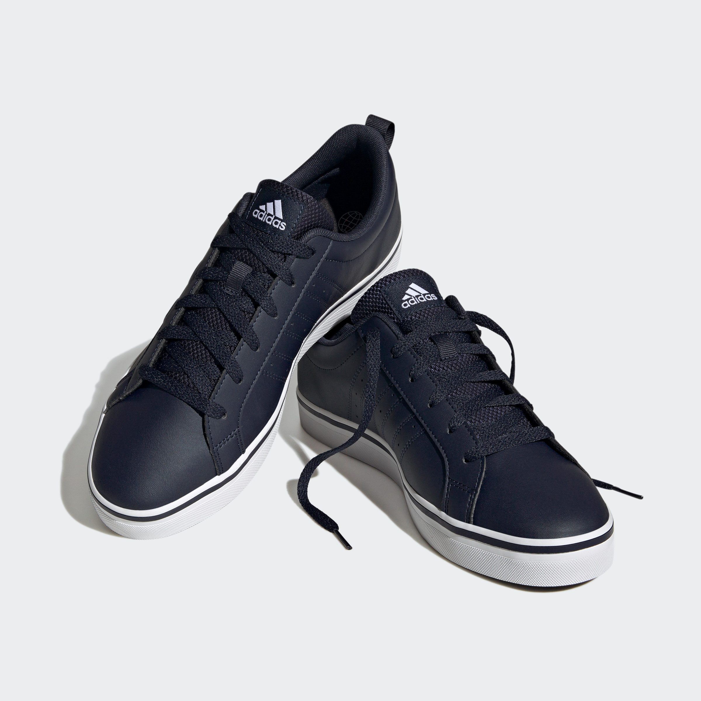 Klassieke Leren Veterschoenen Adidas , Black , Heren