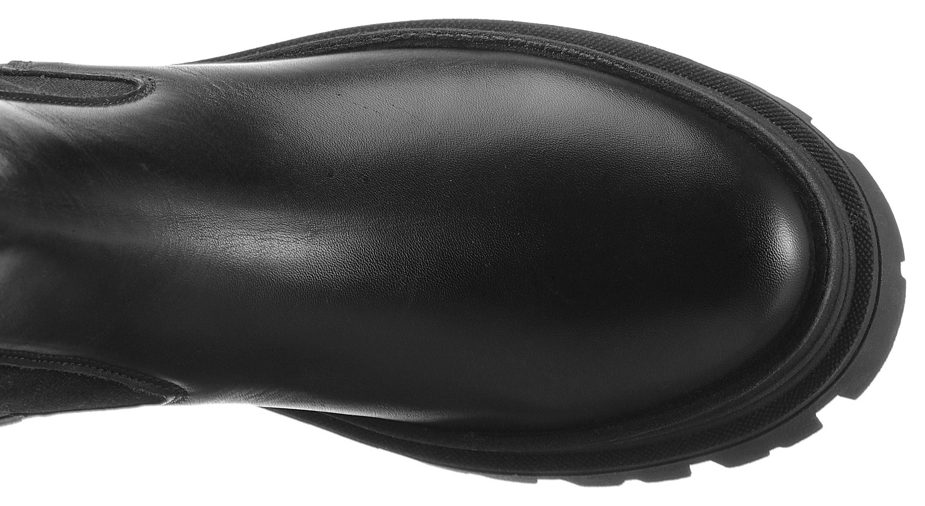 Tamaris Chelsea-boots blokhak, instaplaarzen, korte laarzen, stretchinzetten aan beide zijden