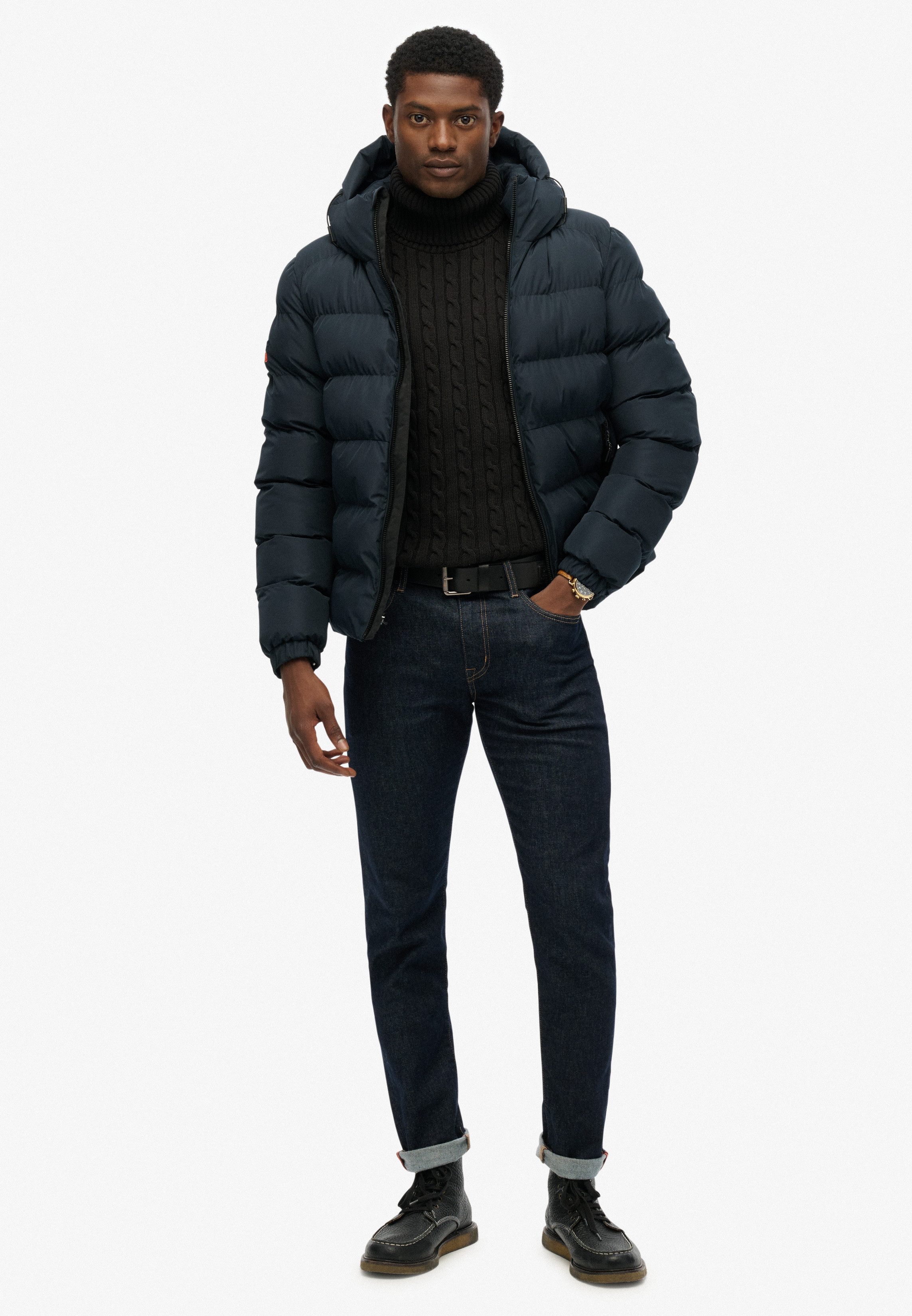 Superdry Gewatteerde jas HOODED SPORTS PUFFER JACKET