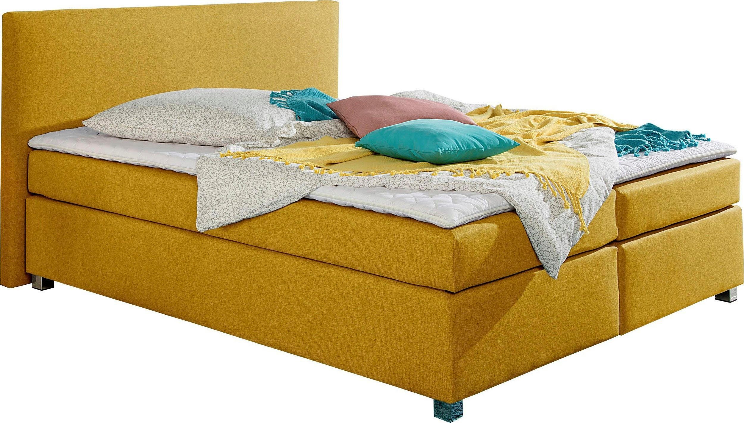 INOSIGN Boxspring Eliana incl. topmatras, in 4 breedten, 3 matrassoorten en 2 hardheden