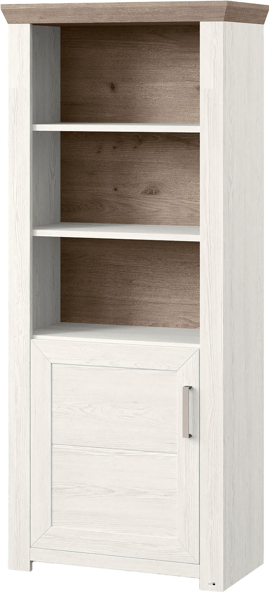 set one by Musterring Rek York Type 09, met open vakken, deur aanslag verwisselbaar, B 75 x H 175 cm