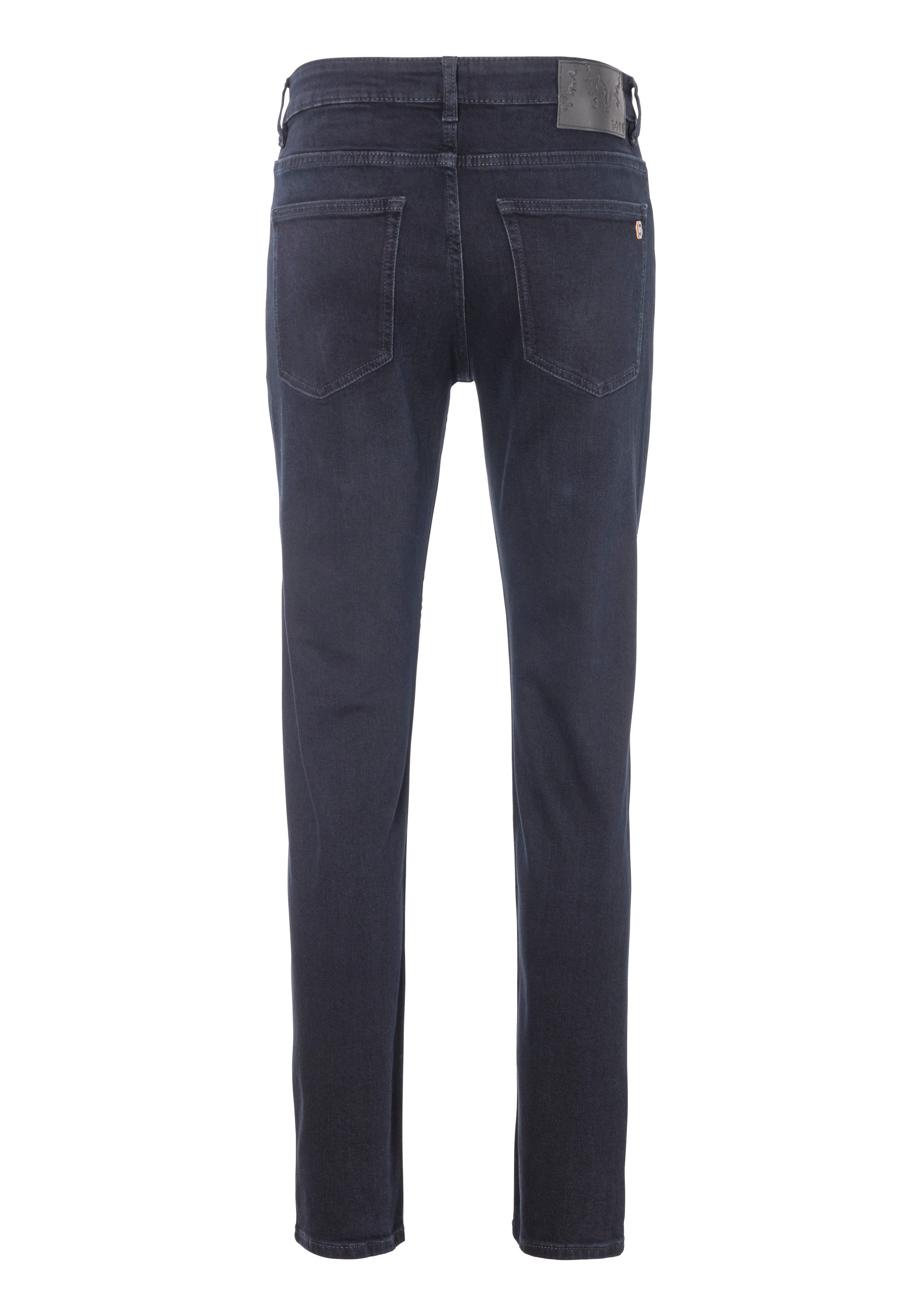 Boss Orange Slim fit jeans DELAWARE BO met lederen boss badge