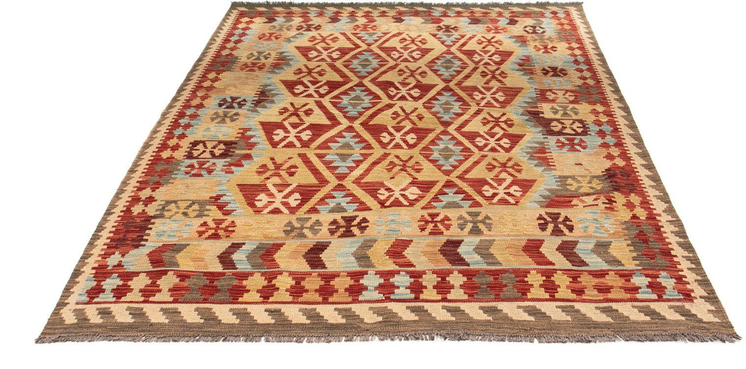 morgenland Loper Kelim Maimene medaillon 435 x 86 cm Omkeerbaar tapijt