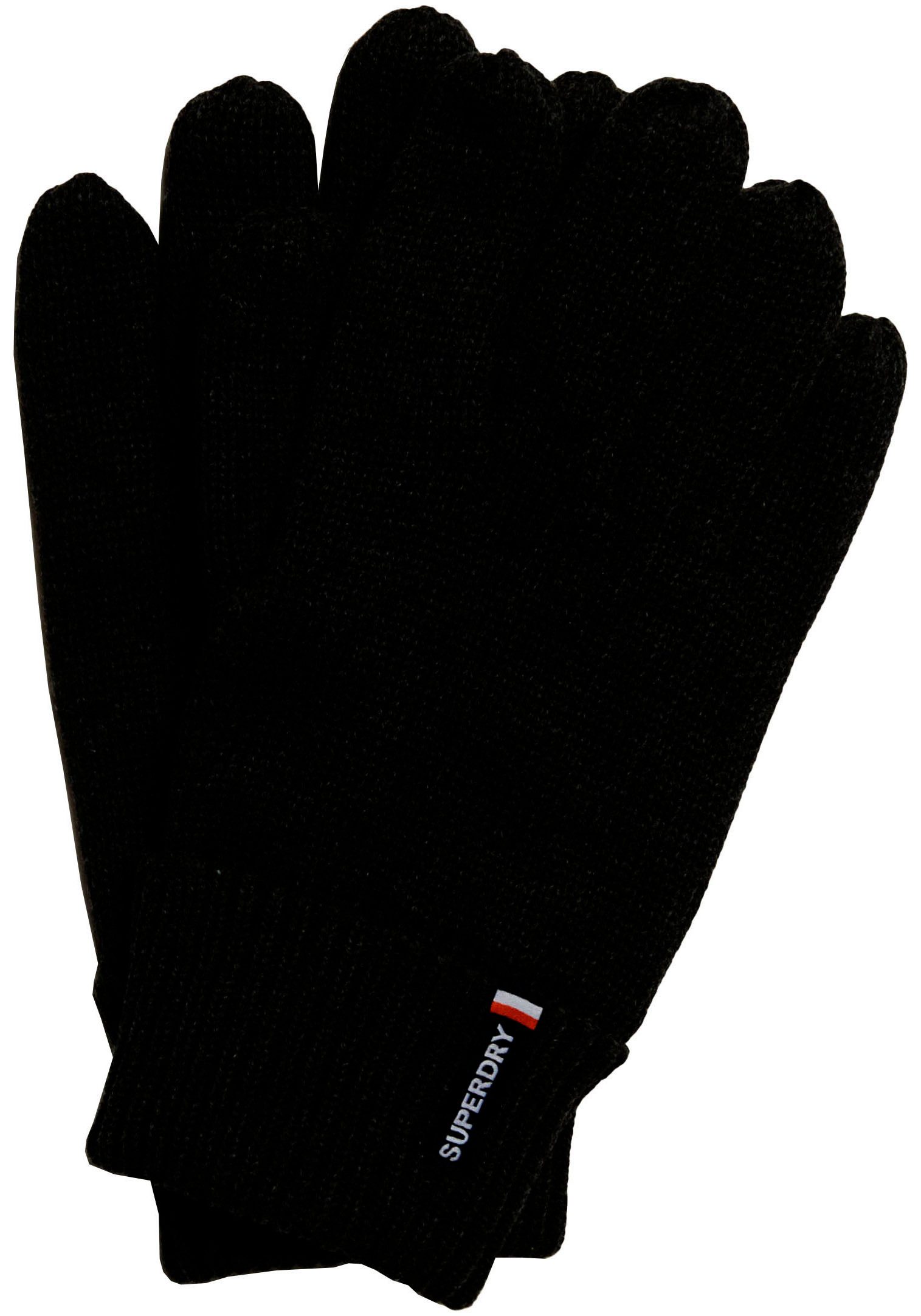 Superdry Gebreide handschoenen ESSENTIAL LOGO KNITTED GLOVES