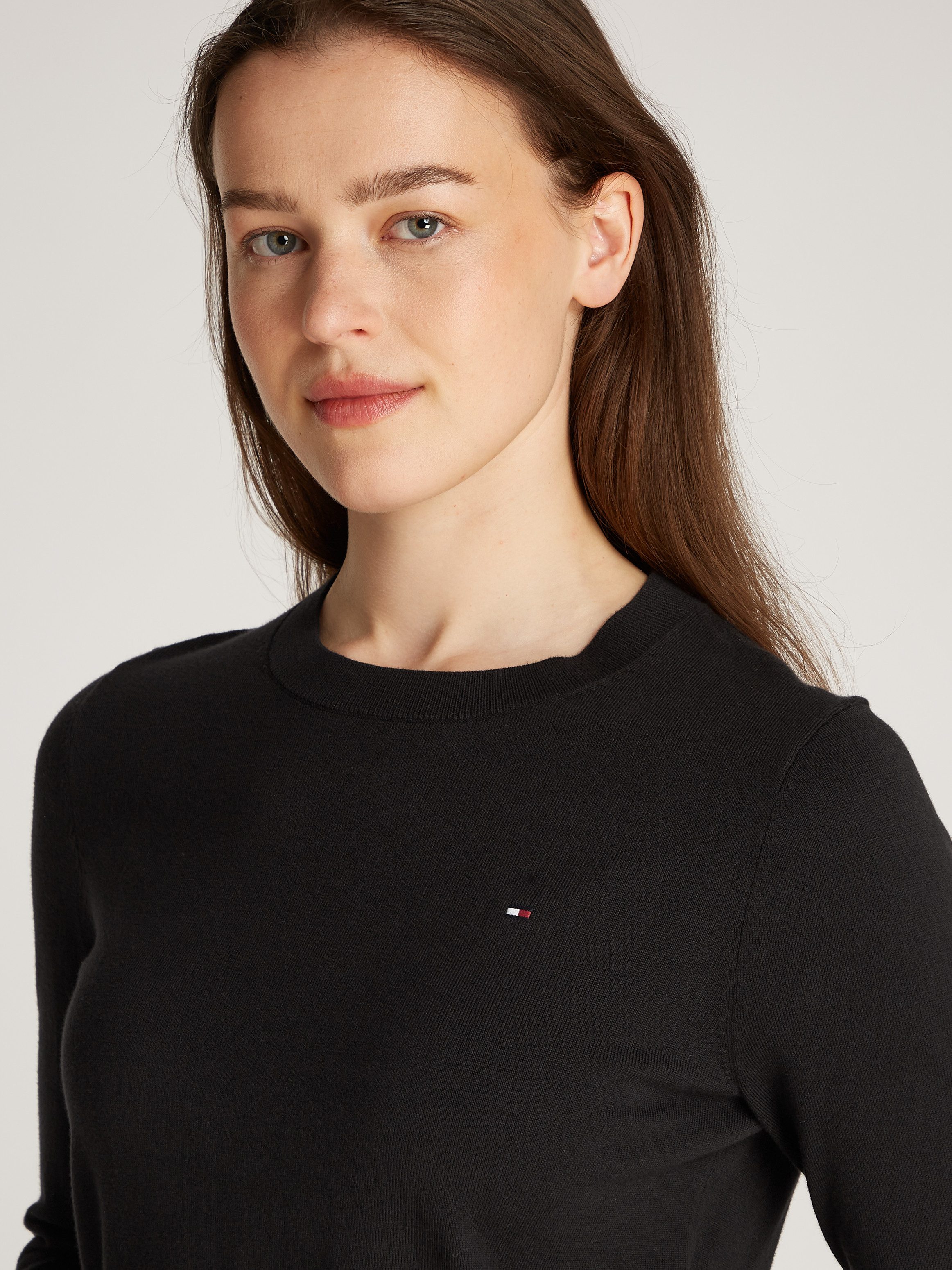 Tommy Hilfiger Trui met ronde hals CO JERSEY STITCH LS C-NK SWT