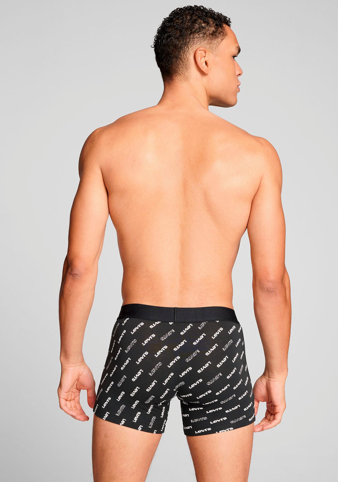 Levi's® Boxershort LEVIS MEN LOGO AOP BOXER BRIEF ORG CO 2P (Set van 2)