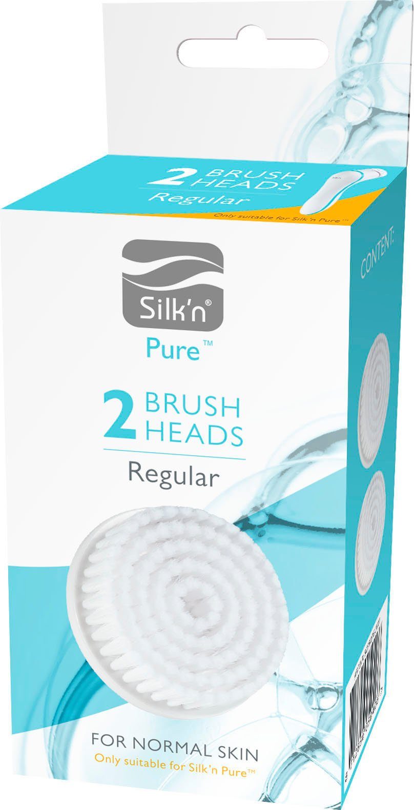 Silk'n Gezichtsborstelopzet Regular voor silk`n pure en pure deluxe (set, 2-delig)