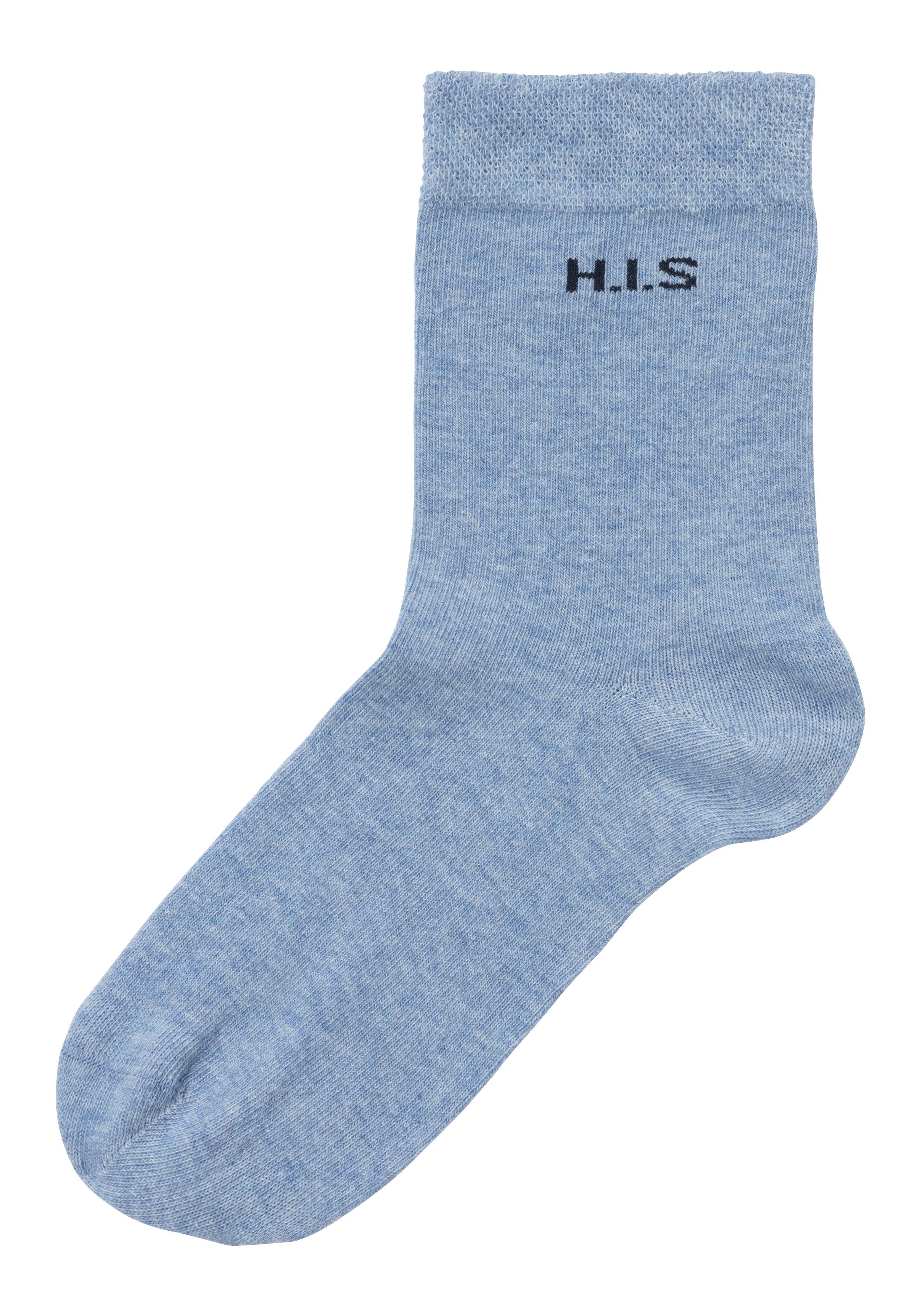 H.I.S Sokken zonder snijdende boord (set, 4 paar)