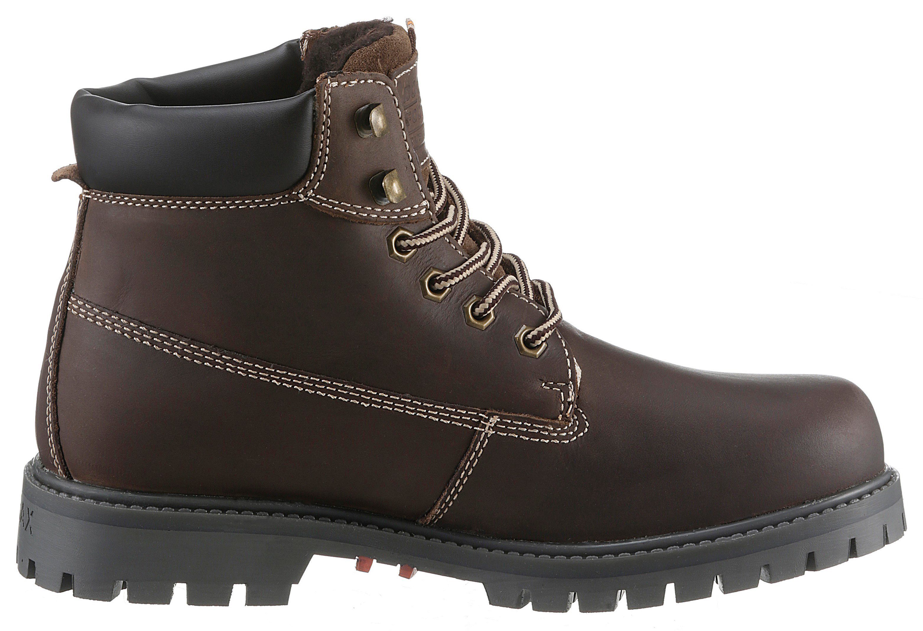 Dockers by Gerli Winterlaarzen Werkschoenen, veterschoenen met blokhak