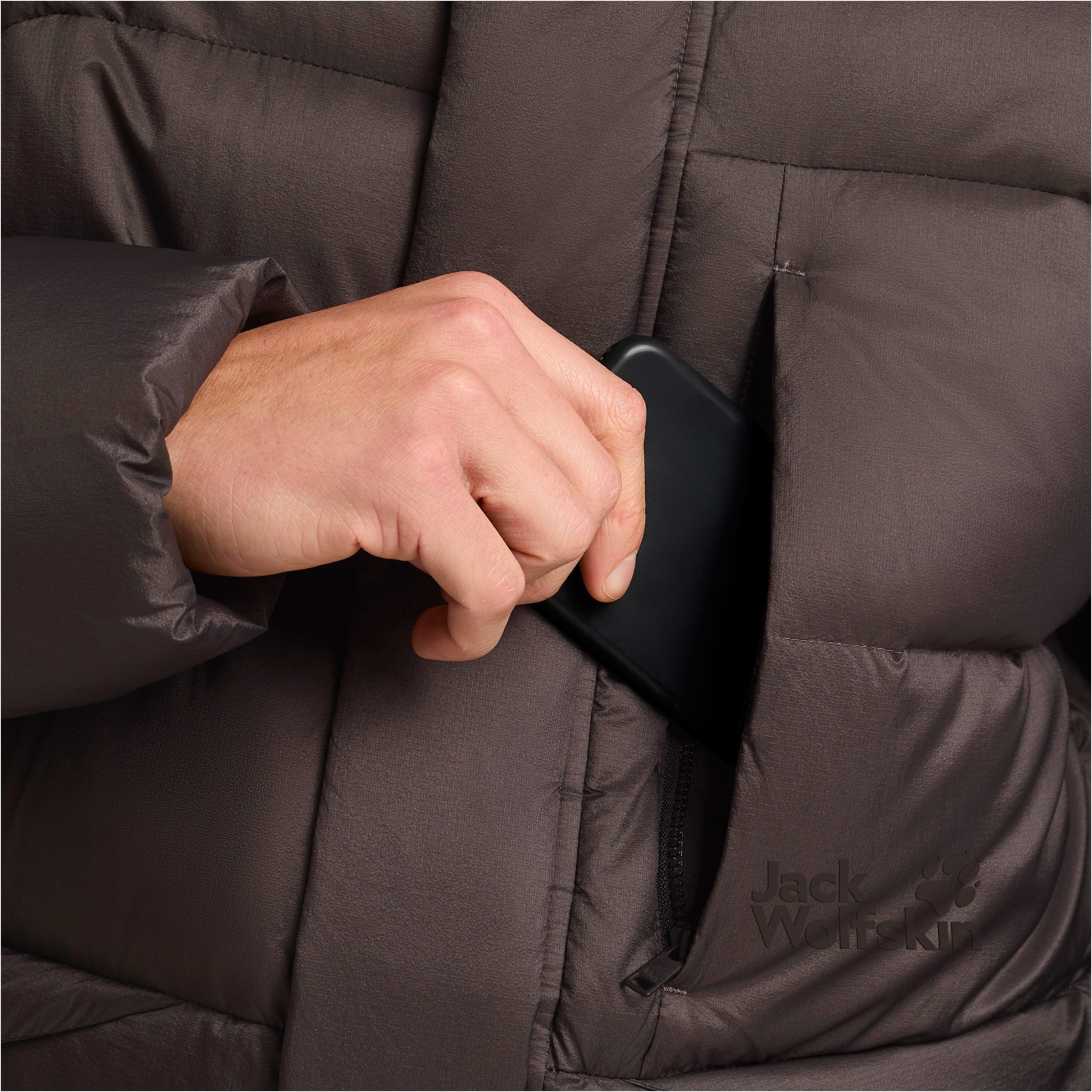 Jack Wolfskin Donsjack ICY HILL JKT M RDS Verwarmend, winddicht, donzen jas
