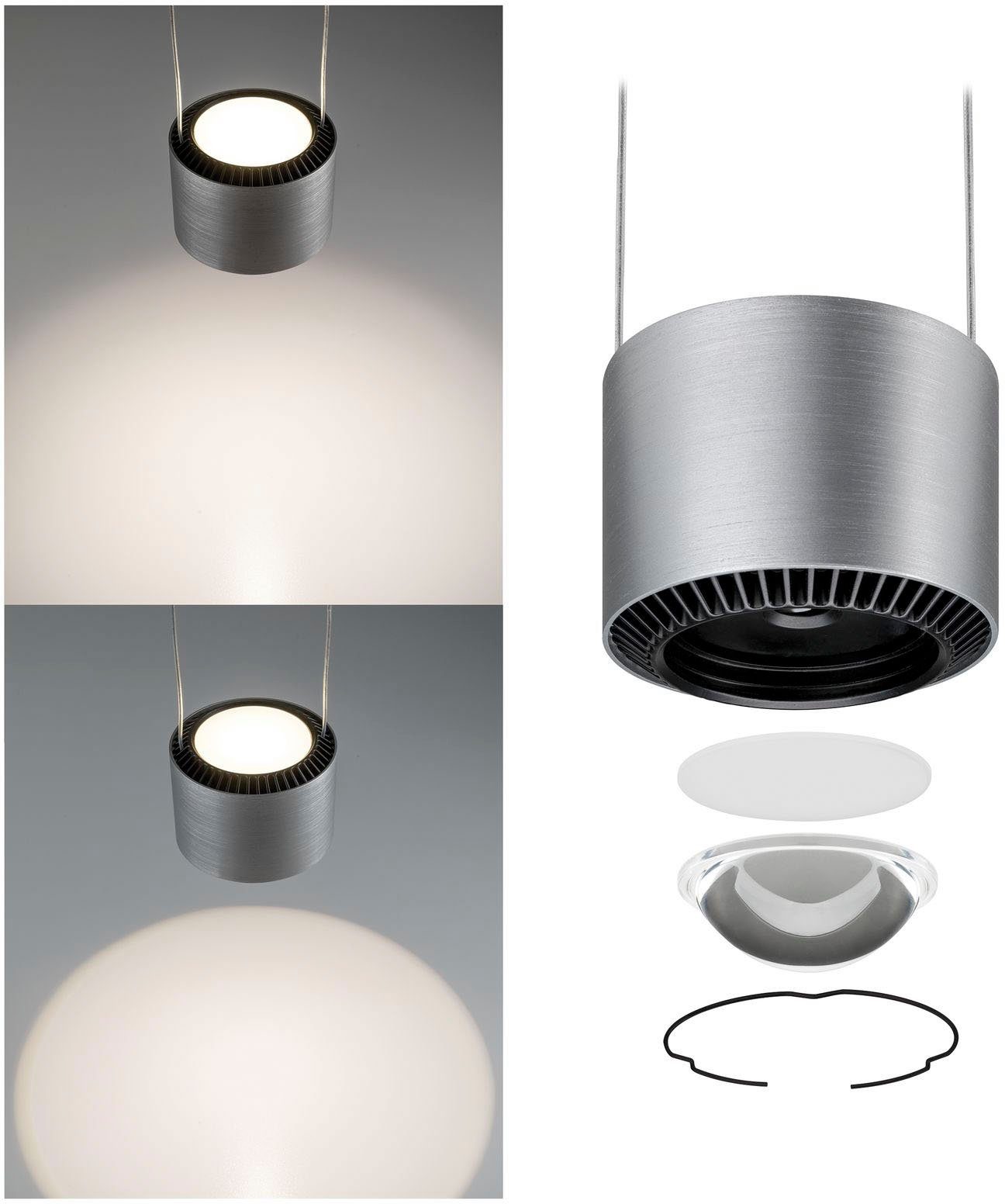 Paulmann Led-hanglamp Aldan (1 stuk)