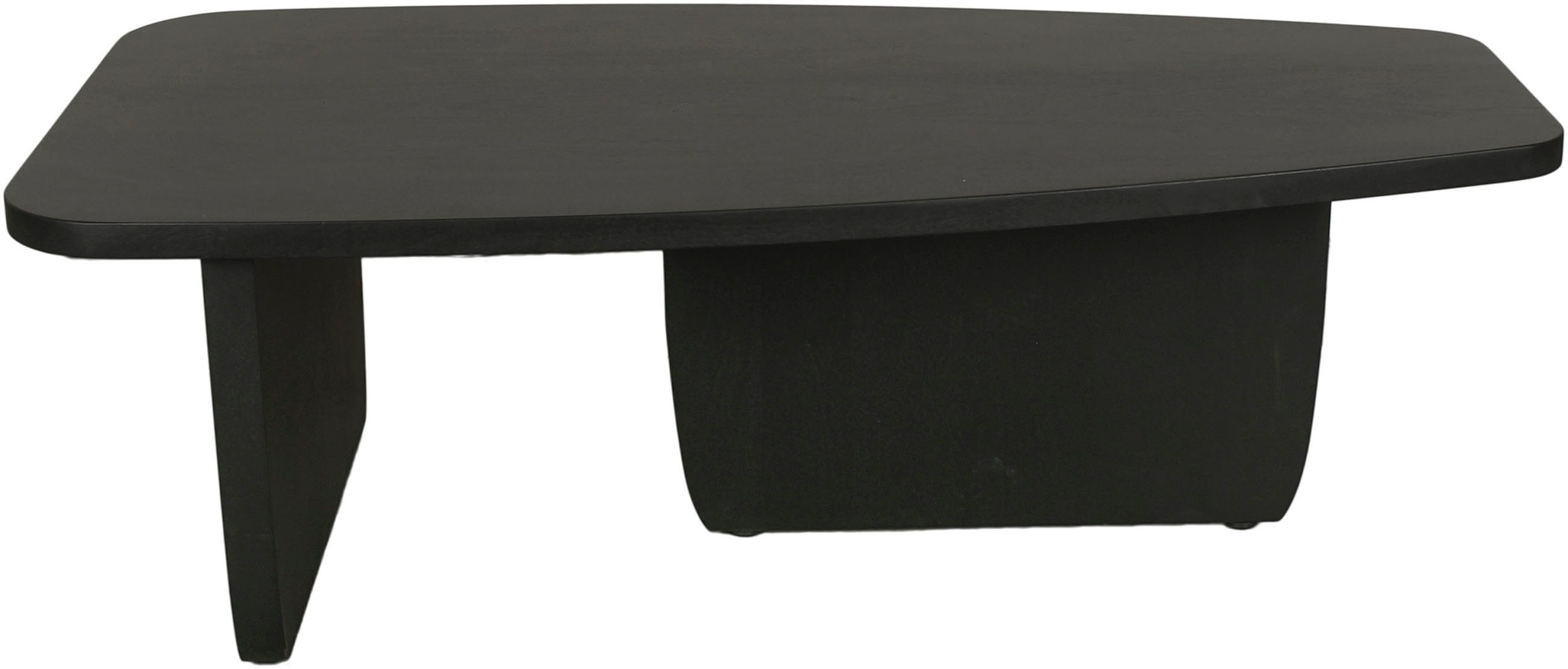 byLIVING Salontafel BOLT Vrijvorm tafel in zwart gelakt acaciahout, 25mm tafelblad (1 stuk)