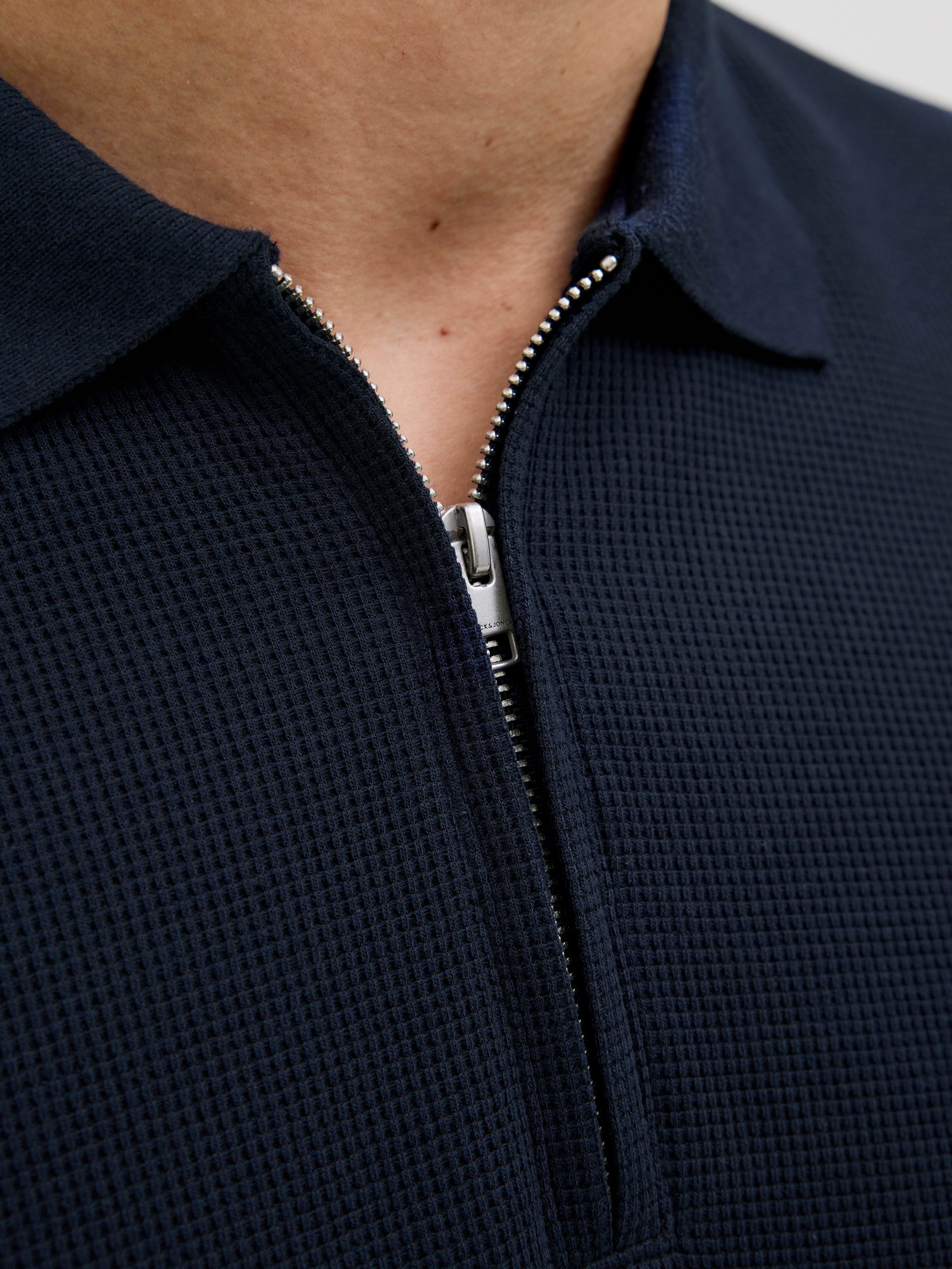 Jack & Jones Poloshirt JJEAUSTIN ZIP POLO SS NOOS