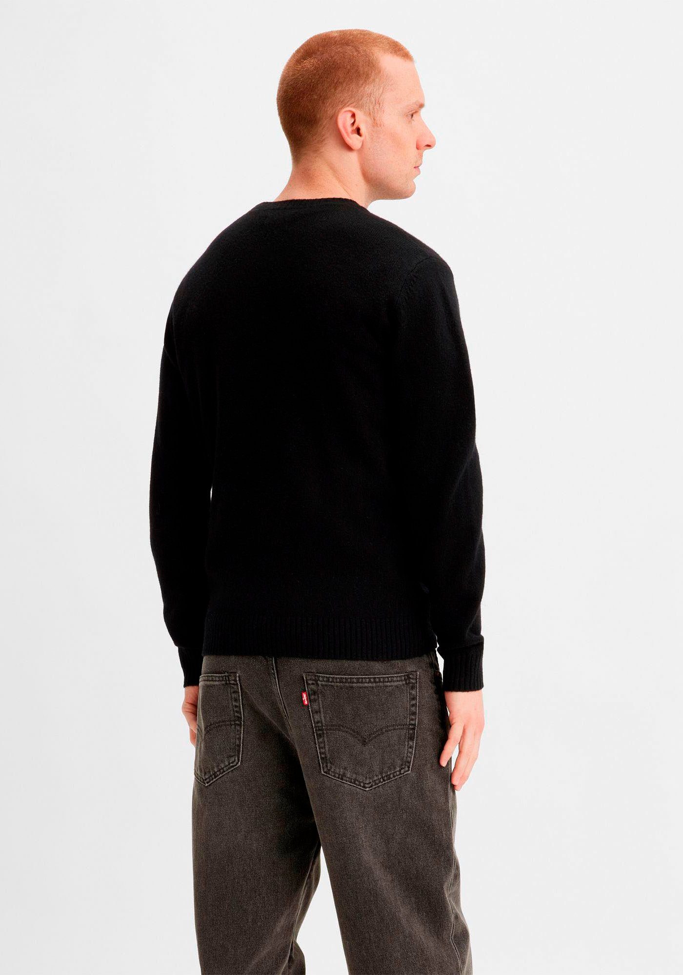 Levi's® Wollen trui ORIGINAL HM SWEATER in klassieke ronde halsvorm