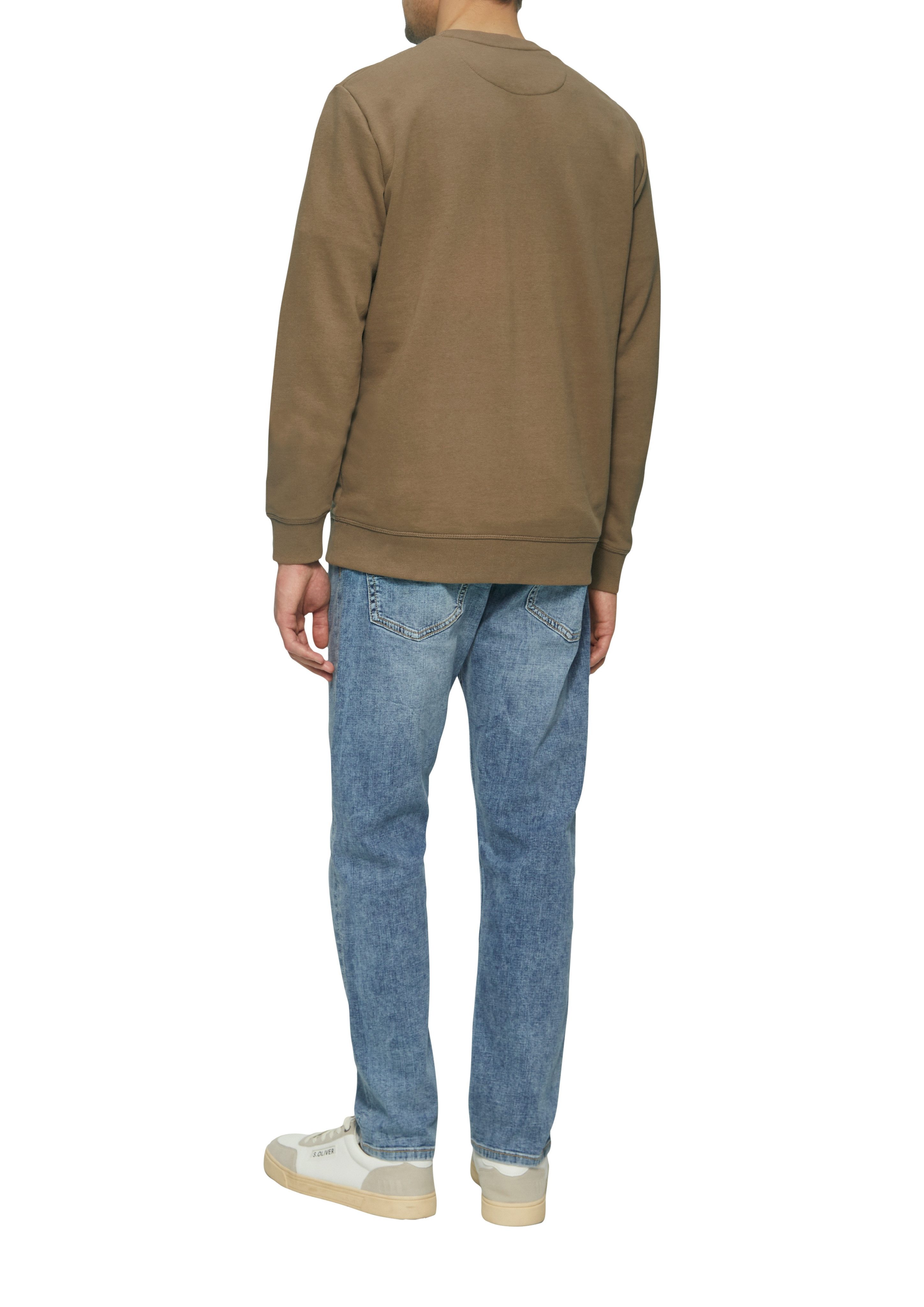 s.Oliver Sweatshirt met geborduurd logo
