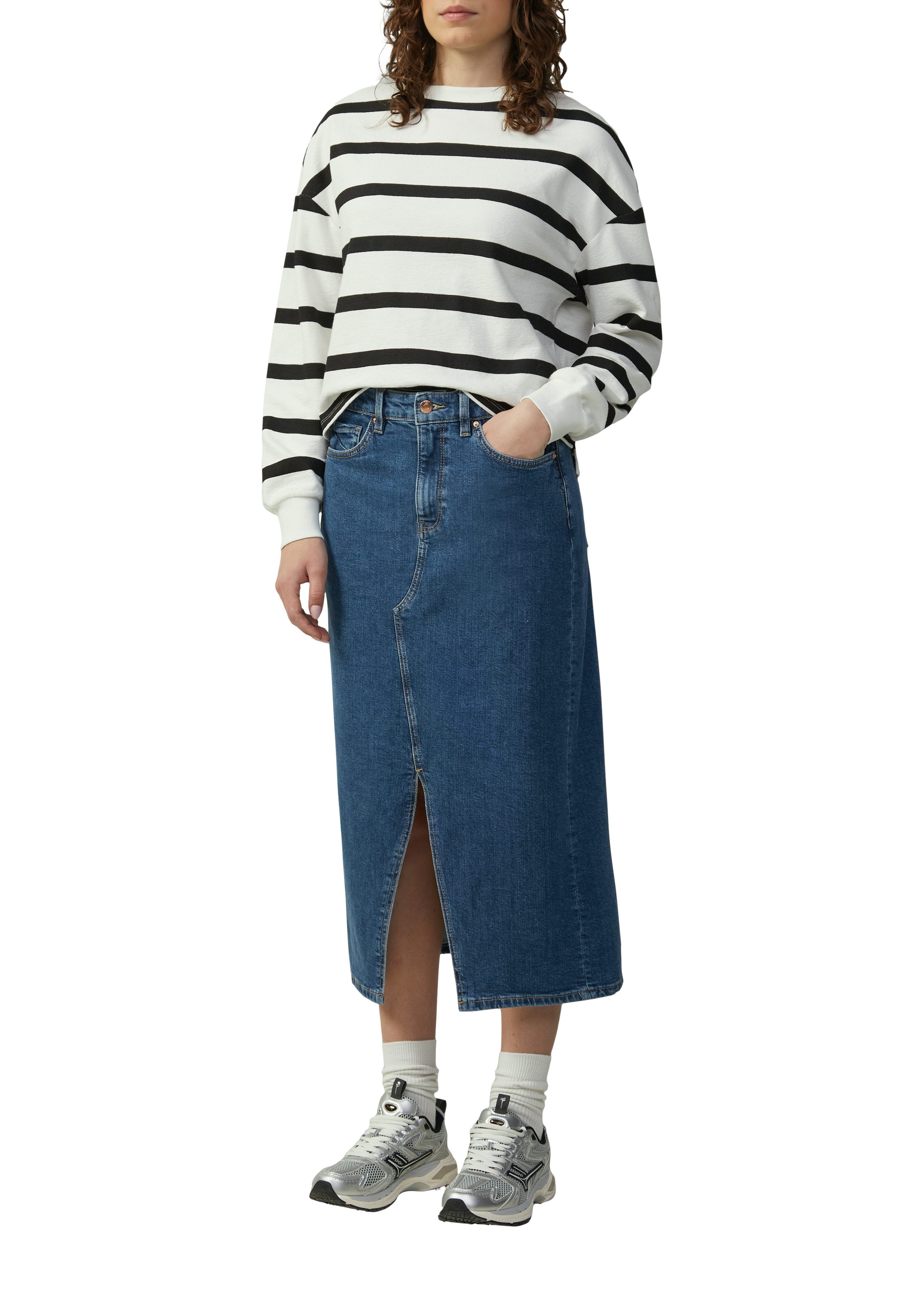 Q/S designed by Jeans rok met splitje