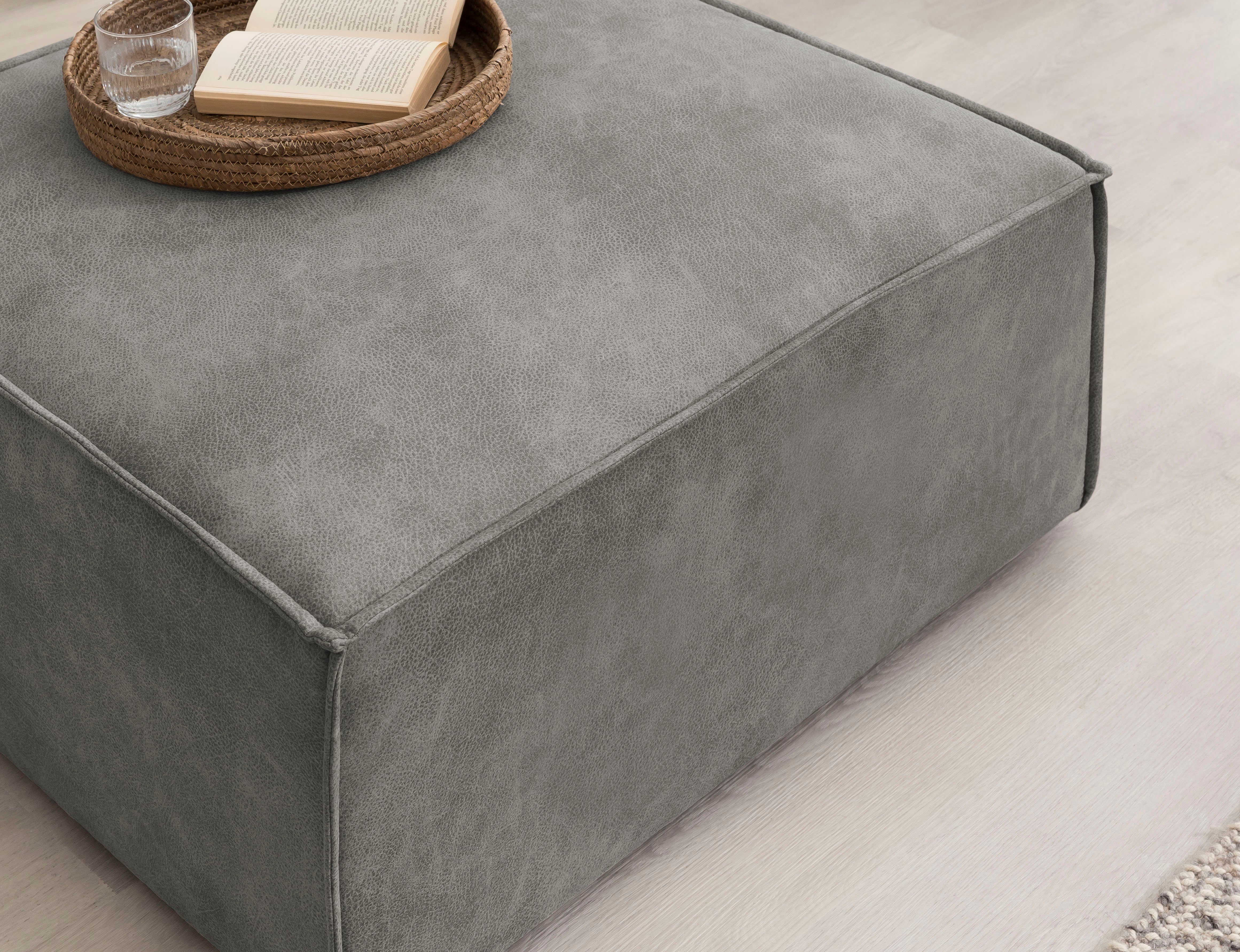Home affaire Fauteuil Sherwood Loveseat en hocker als set, passend bij de bekleding-serie SHERWOOD