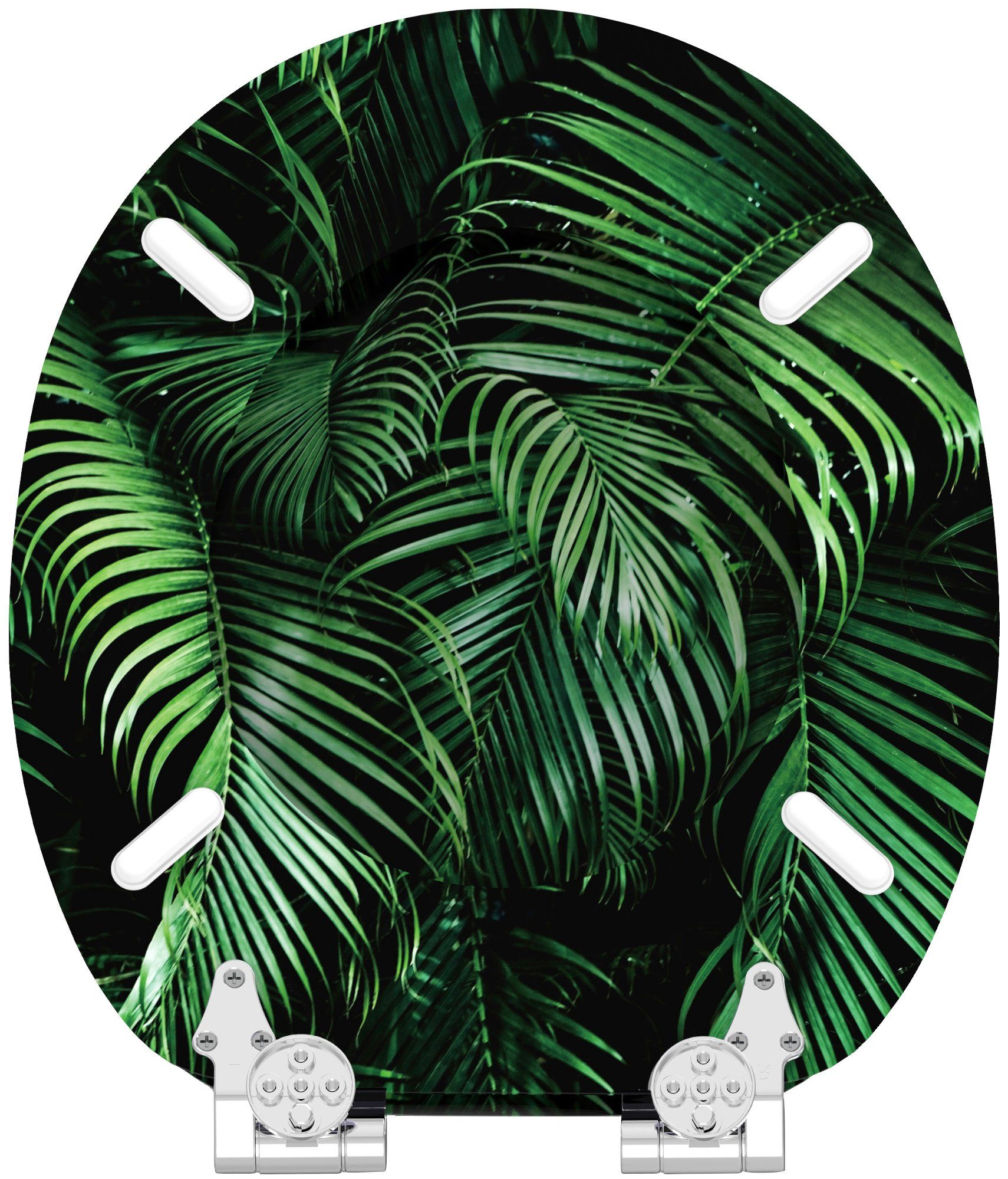 Sanilo Toiletzitting Palmdream met softclosemechanisme, bxl: 37,7x 42,0 - 47,0 cm