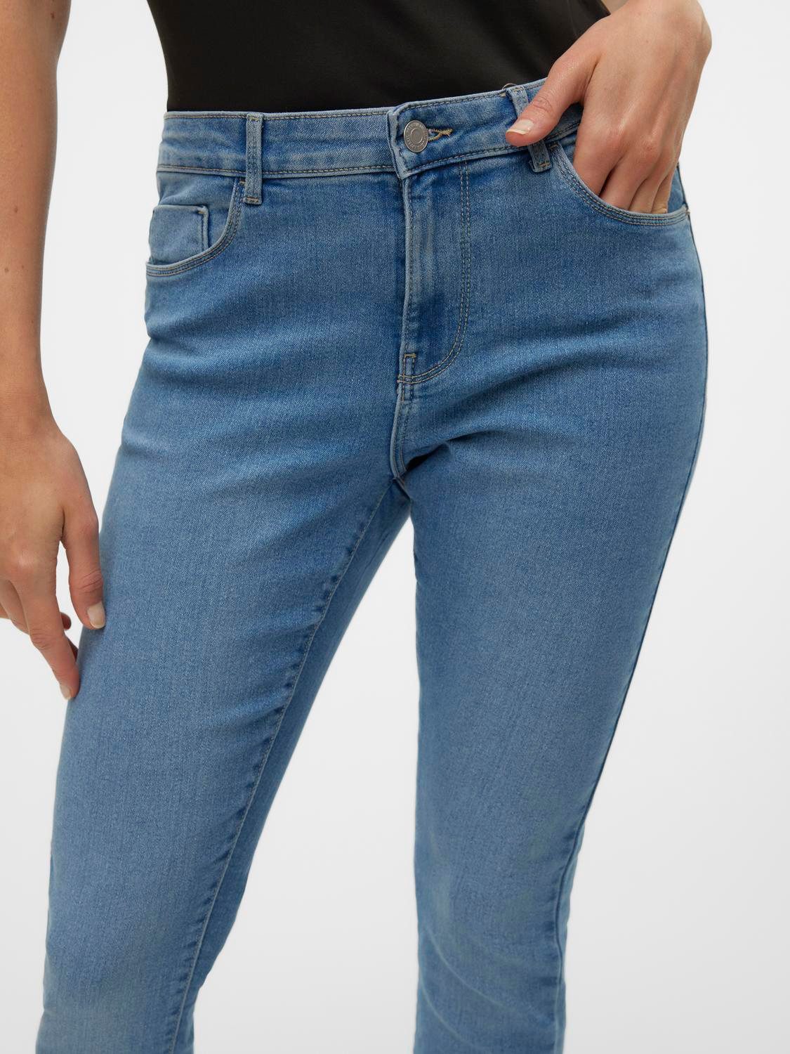 Vero Moda Skinny fit jeans VMELLY MR SKINNY JEANS BLUE NOOS