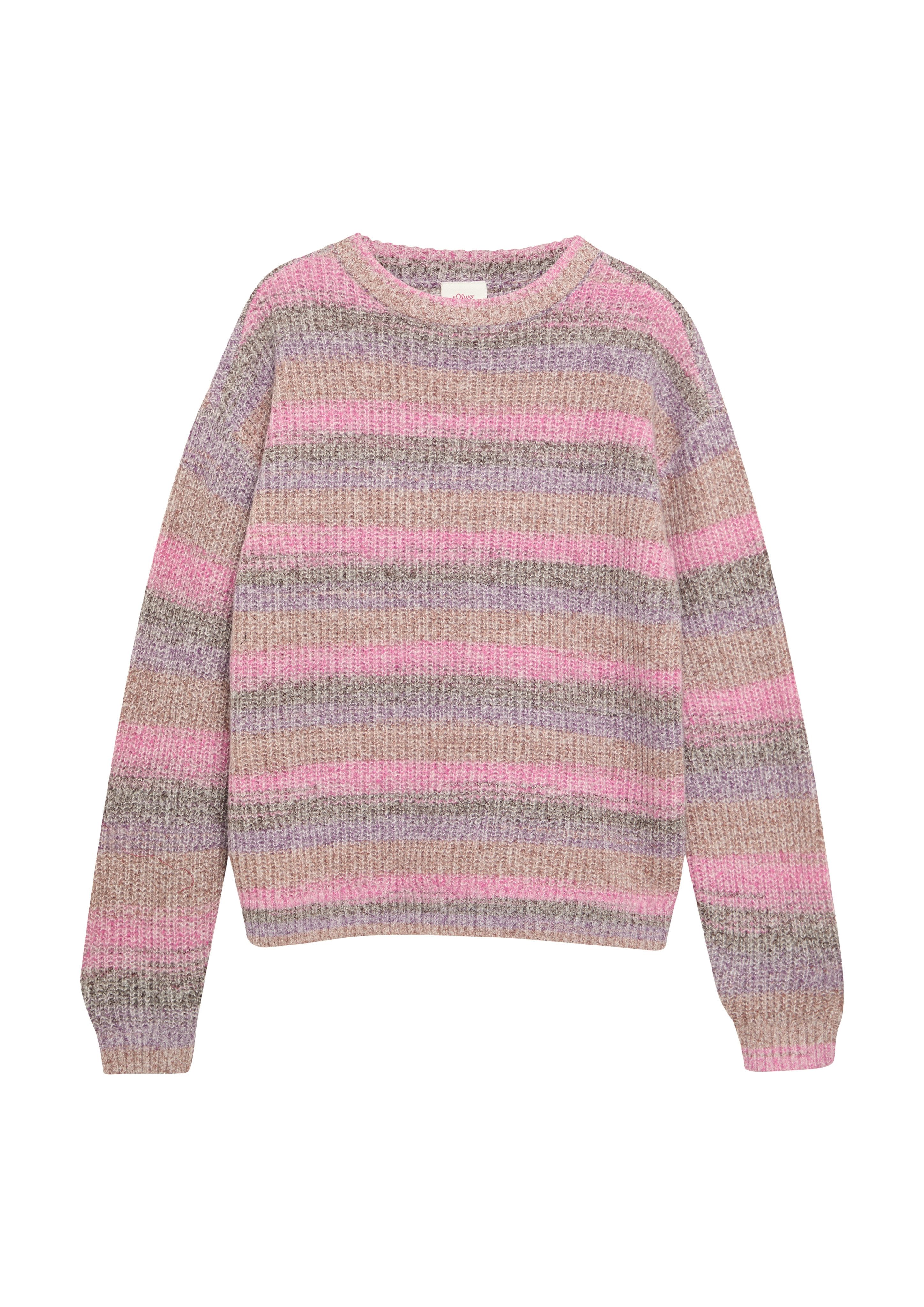 s.Oliver RED LABEL Junior Trui met ronde hals met intarsia-motief