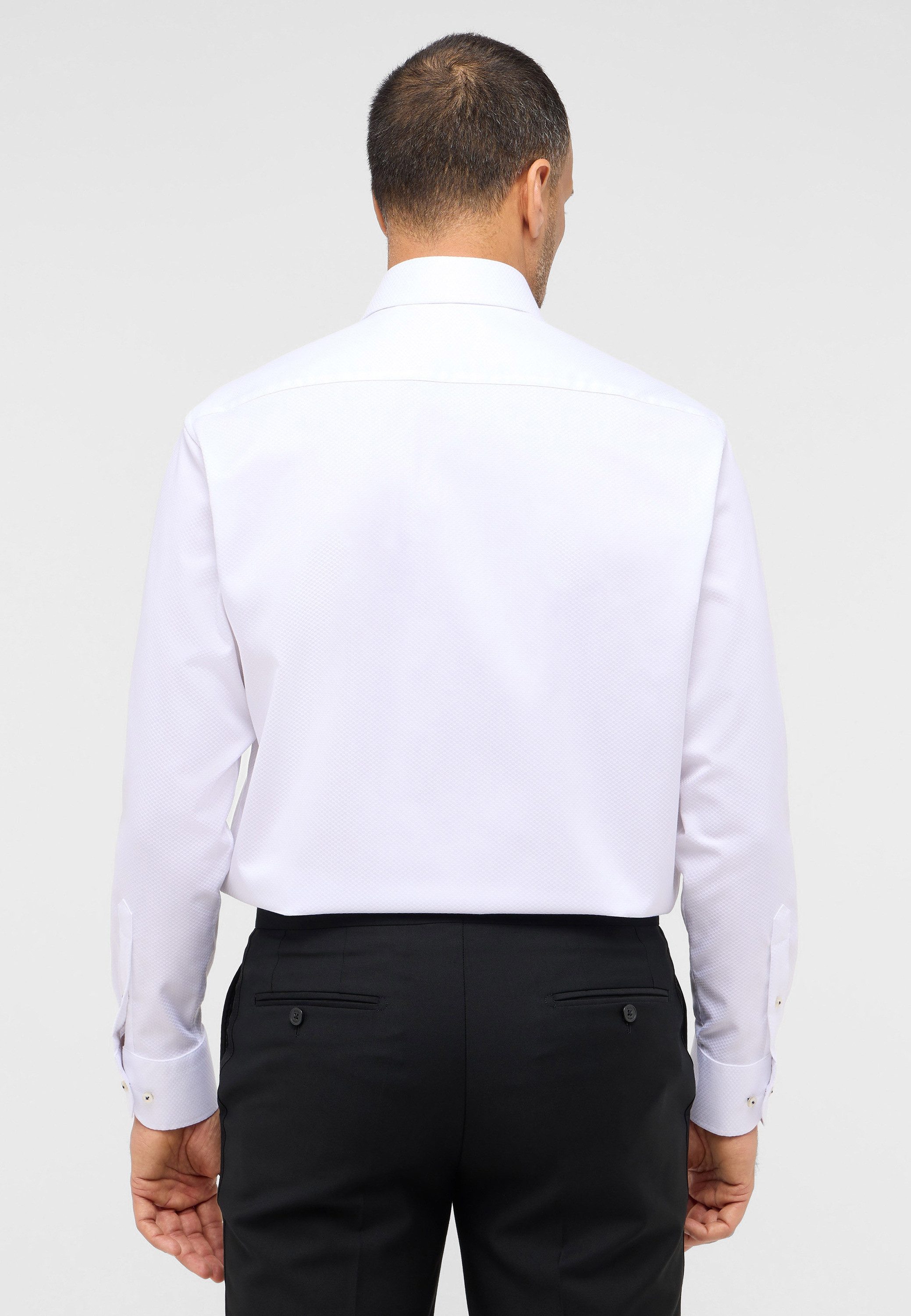 Eterna Overhemd met lange mouwen Comfort fit NON IRON (strijkvrij)