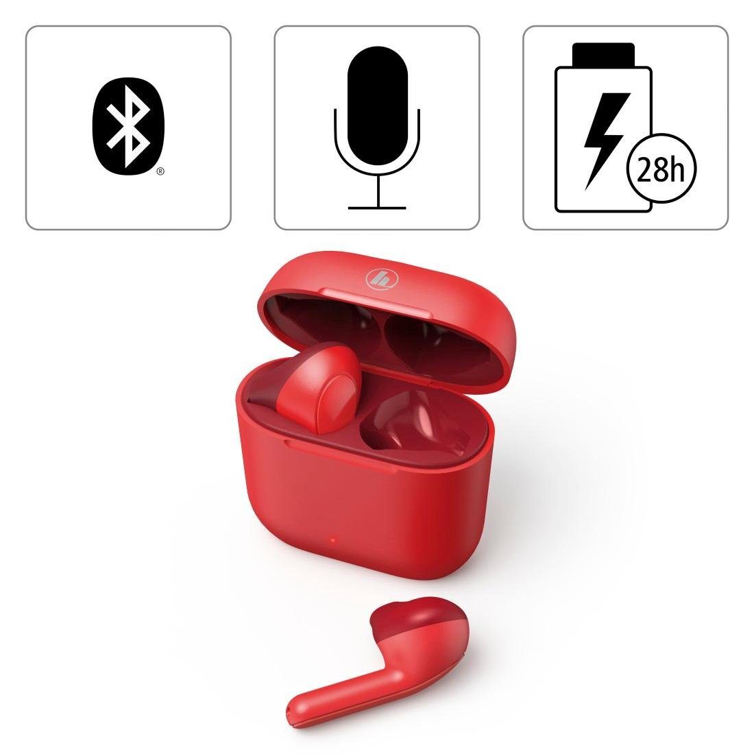 Hama Bluetooth-hoofdtelefoon Bluetooth® True Wireless hoofdtelefoon, oordopjes, Autopairing, Apple Siri