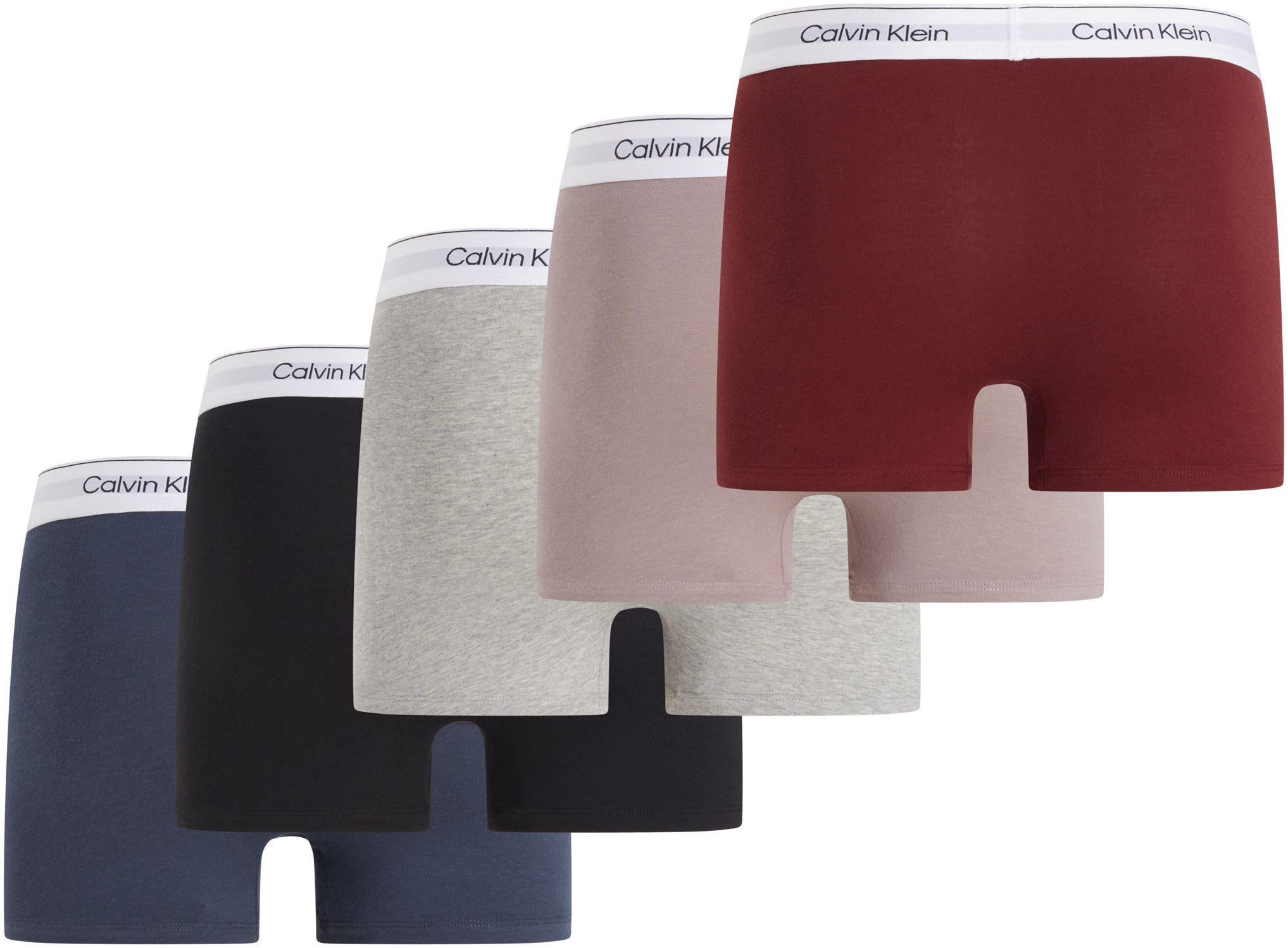 Calvin Klein Trunk 5PK met logo-elastische band (5 stuks) (5 stuks, Set van 5)