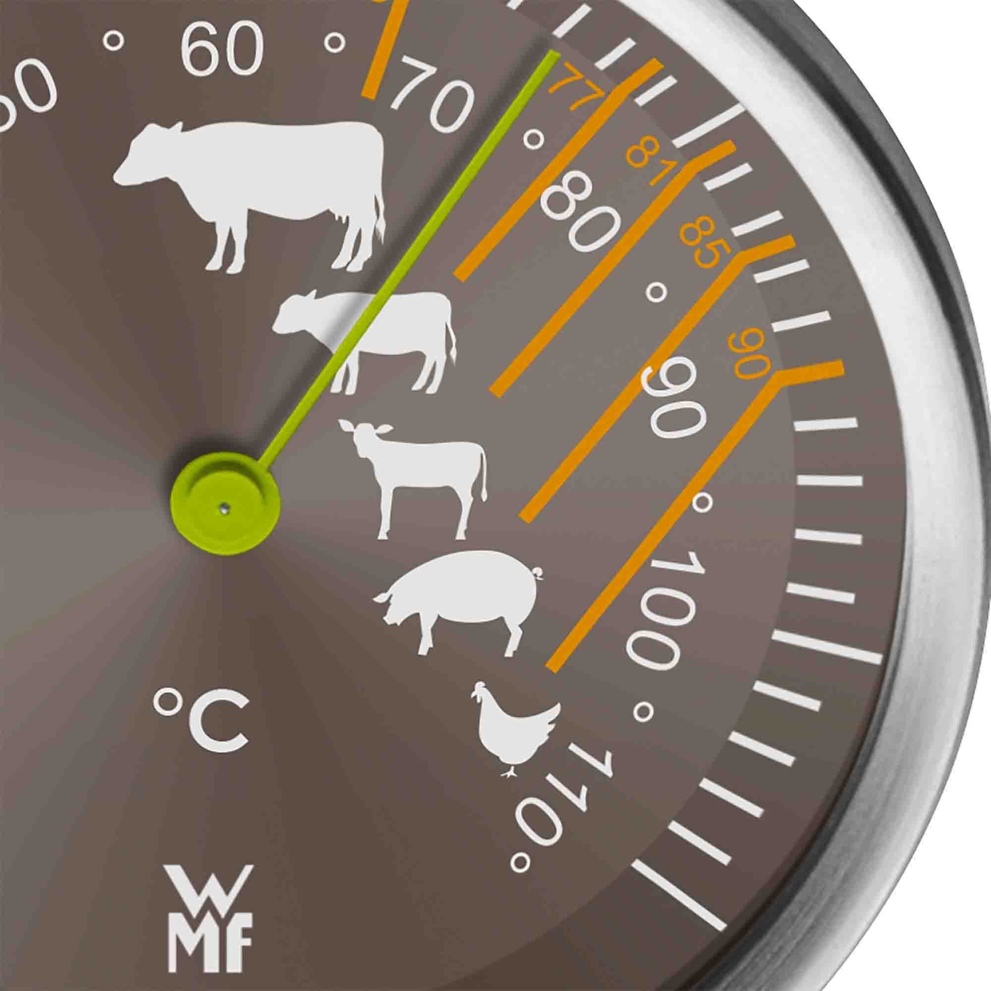 WMF Braadpan inductie Deksel als inductiepan bruikbaar, inclusief vleesthermometer (1-delig)