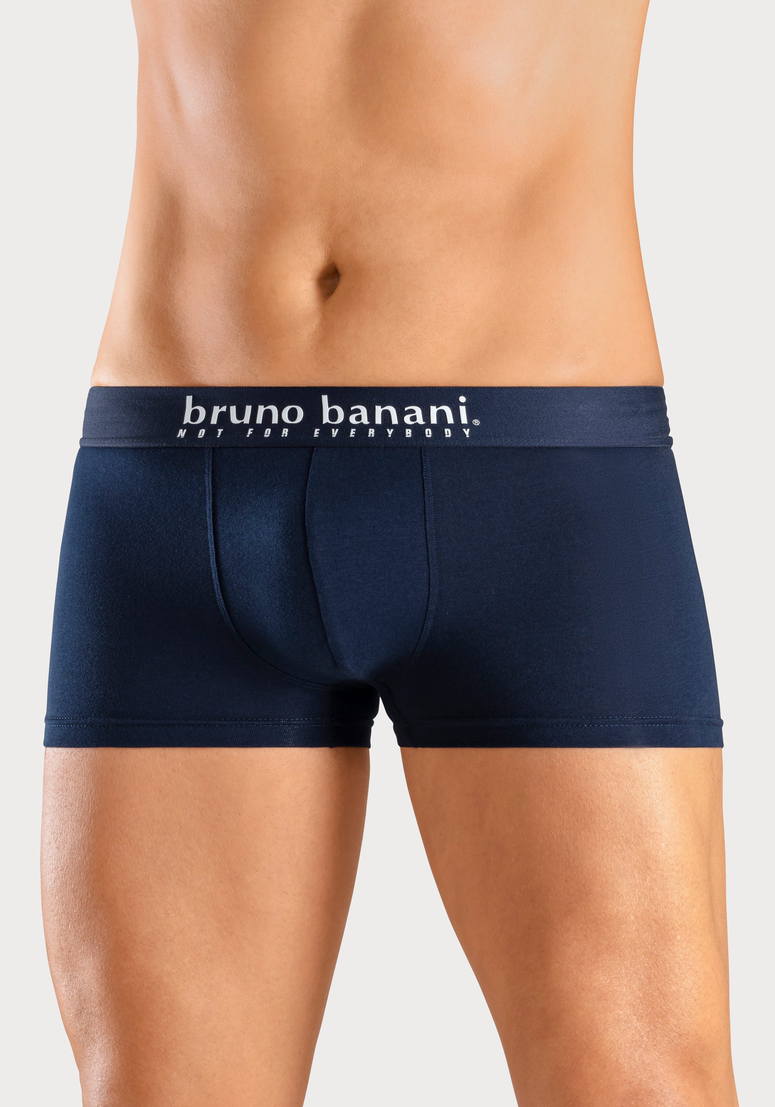 Bruno Banani Boxershort voor heren met palmprint en effen van katoenmix (4 stuks Set van 4)