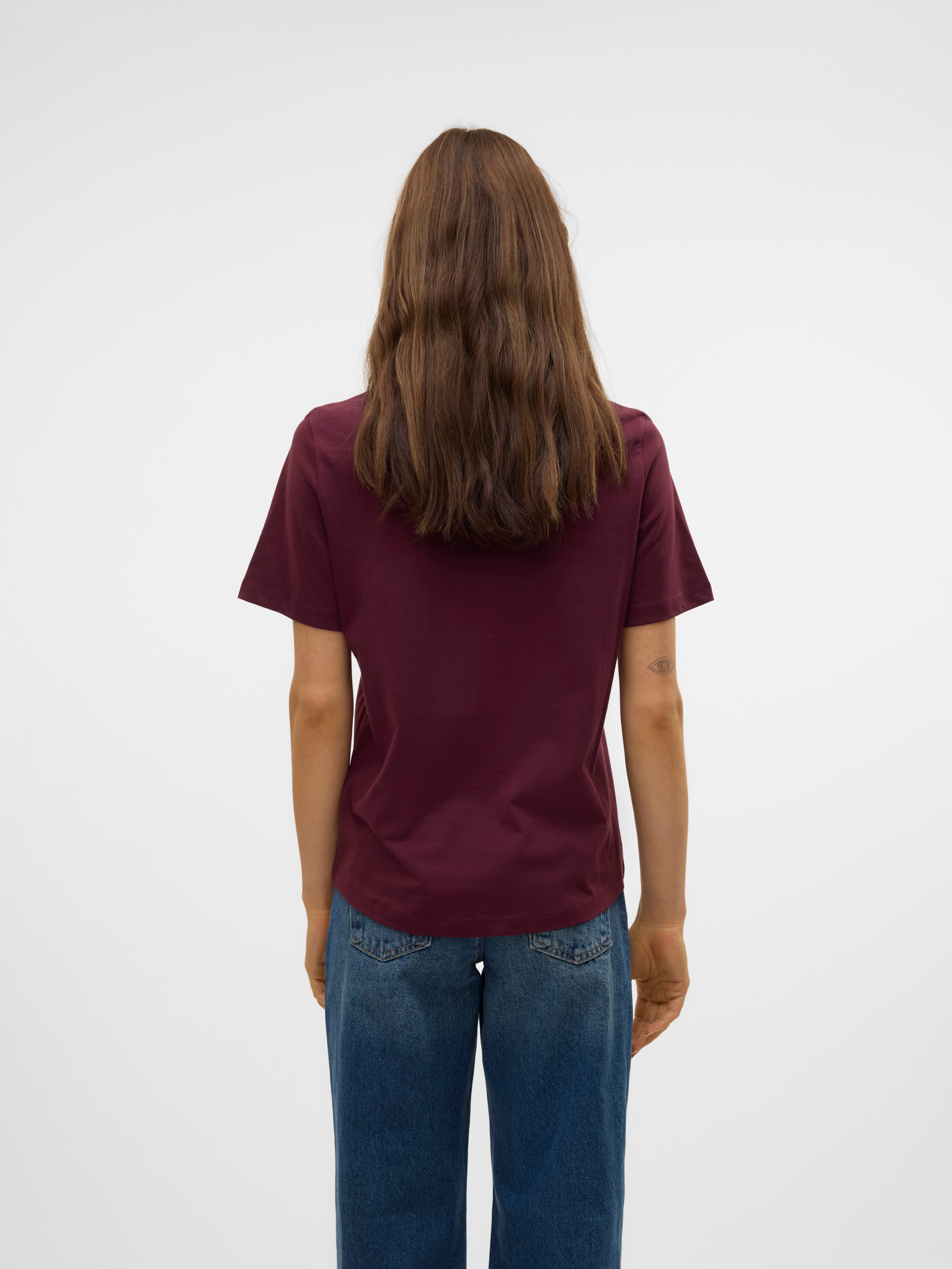 Vero Moda Shirt met korte mouwen VMPAULINA SS T-SHIRT GA JRS NOOS