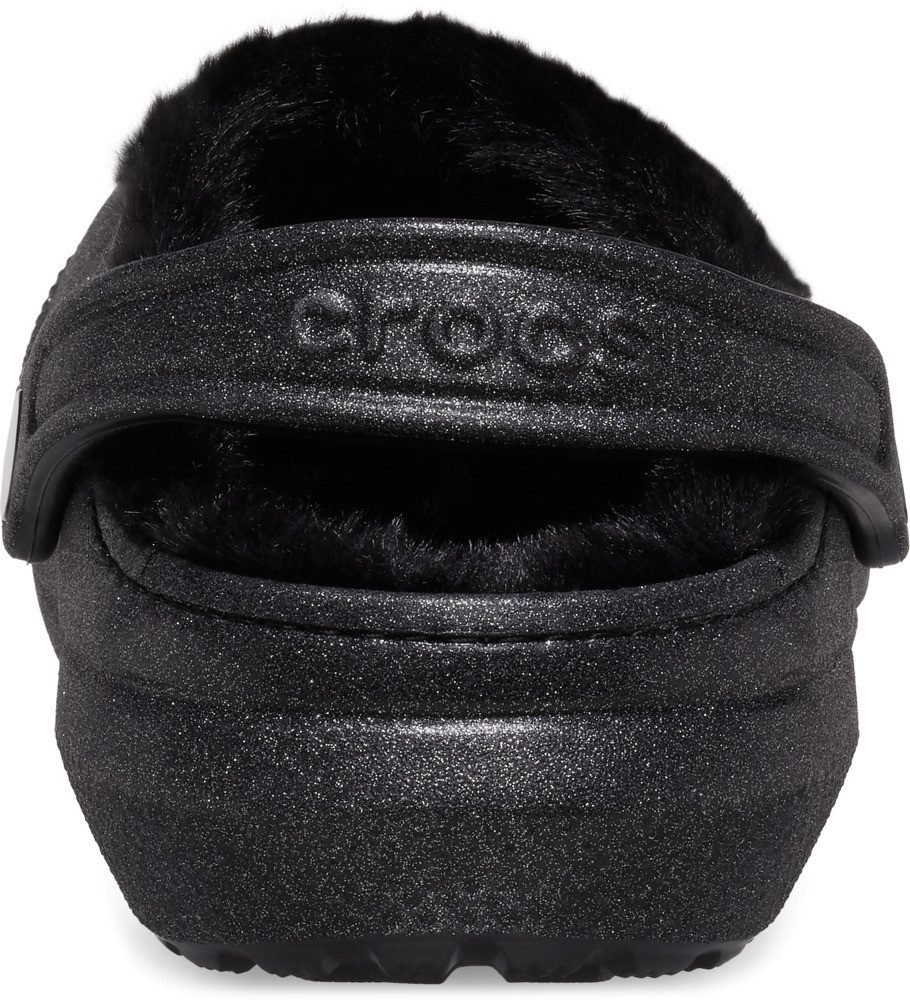 Crocs Clogs Classic Fuzz Lined Glitter