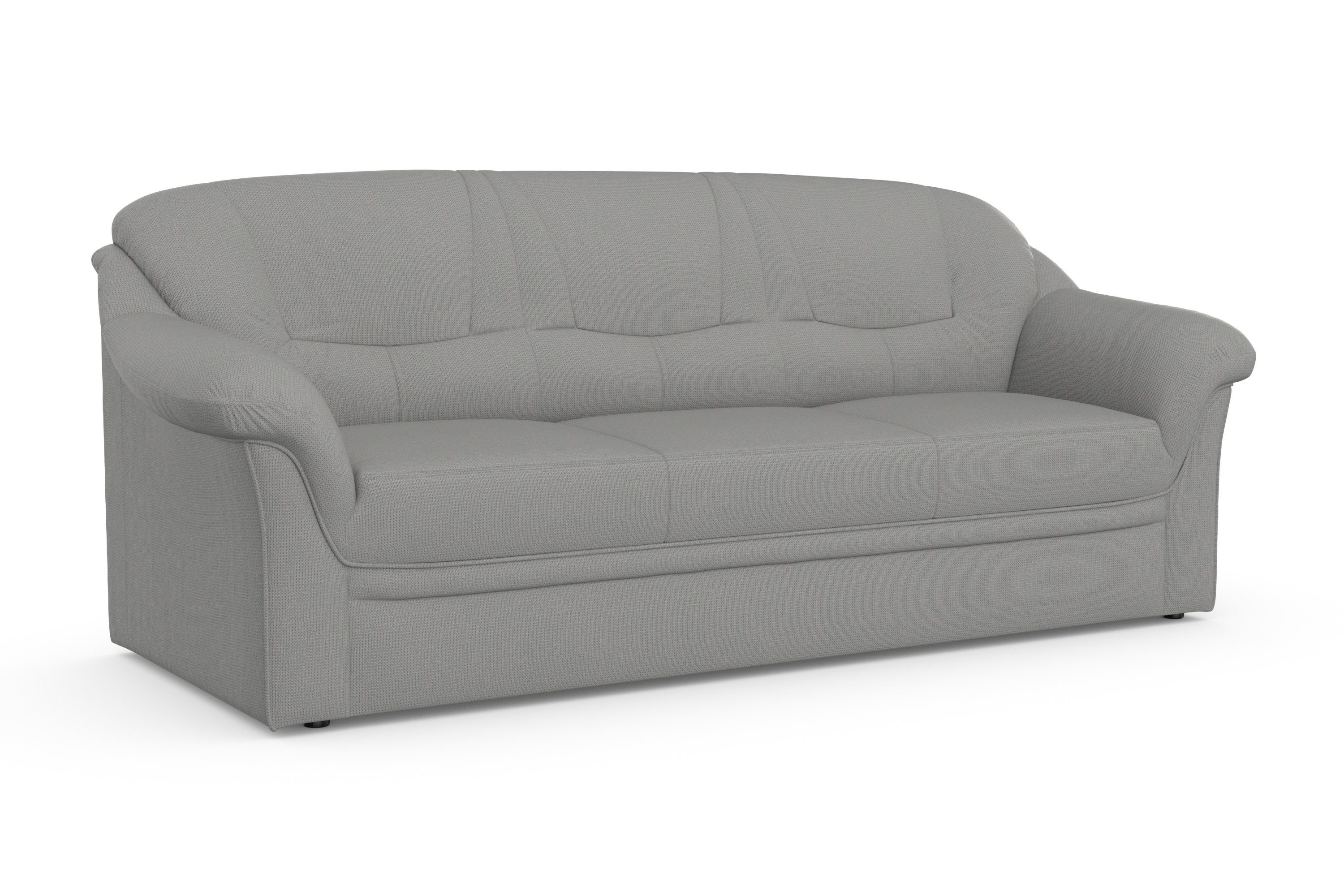 DOMO collection 3-zitsbank Montana voor kleine ruimtes, breedte 184cm, comfortabel en tijdloos