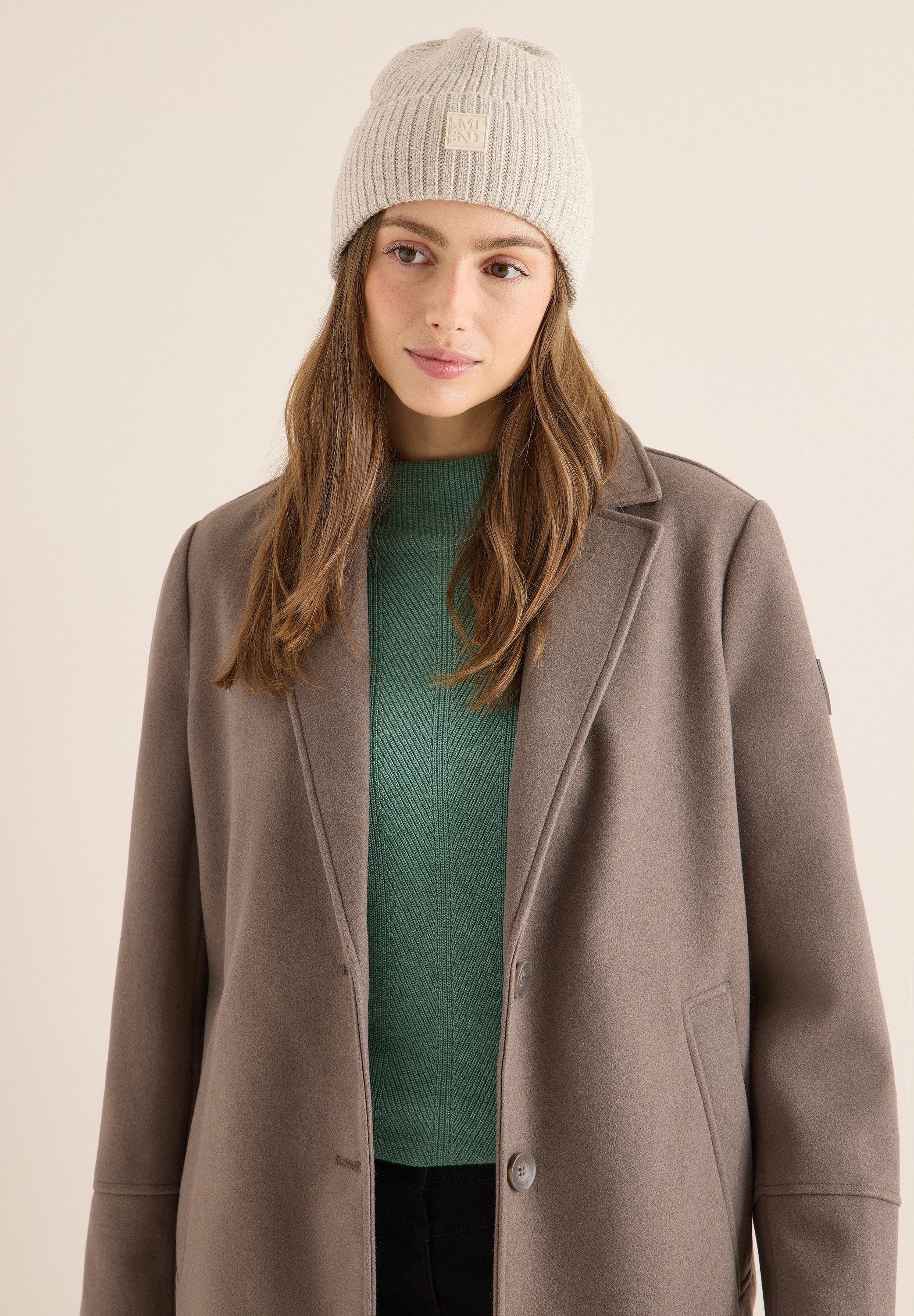 Cecil Gebreide muts Beanie in uni kleur