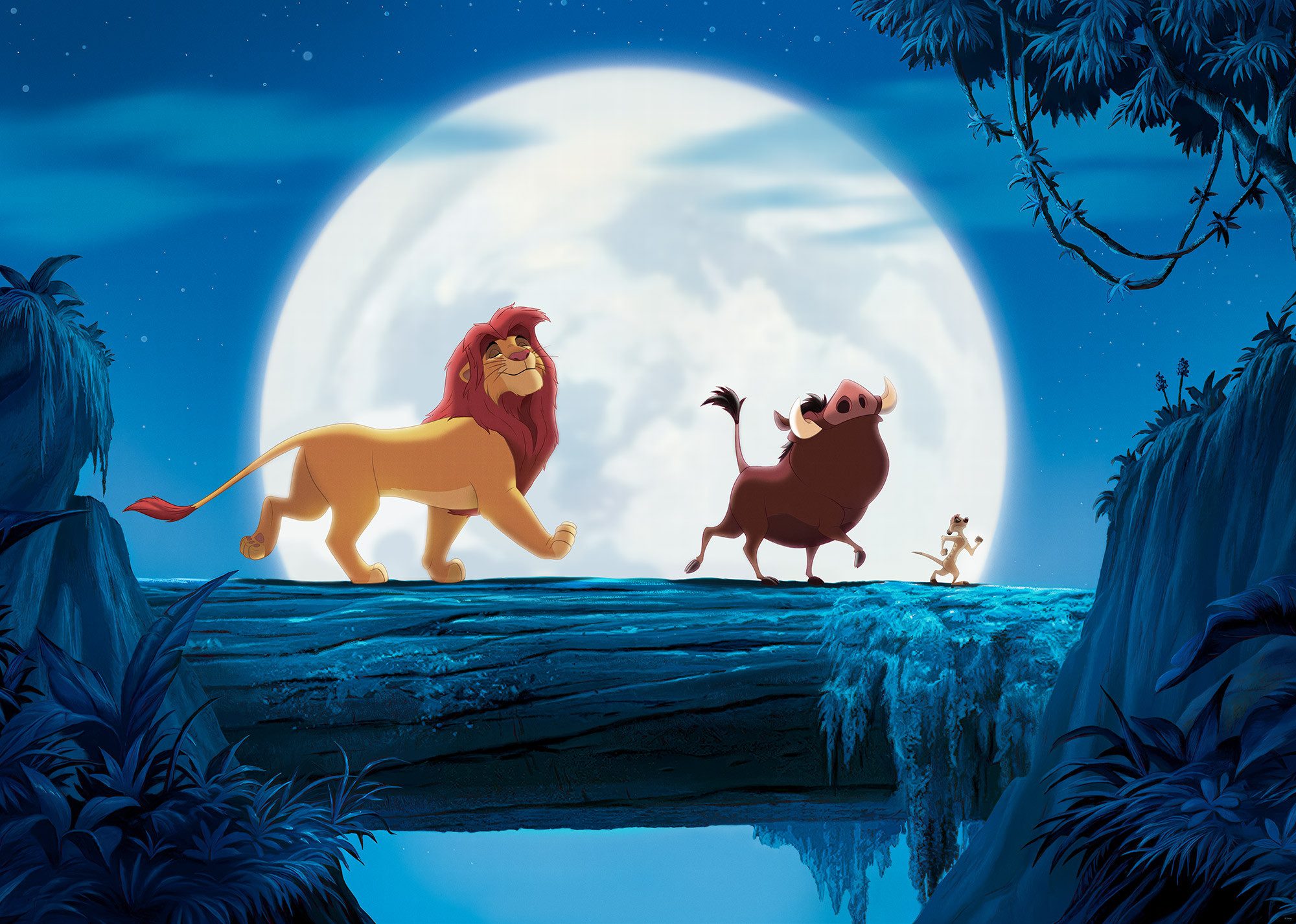 Komar Kinderbehang Disney The Lion King Full Moon Walk (1 stuk)