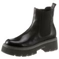 mjus chelsea-boots bombacolor met trendy zool zwart