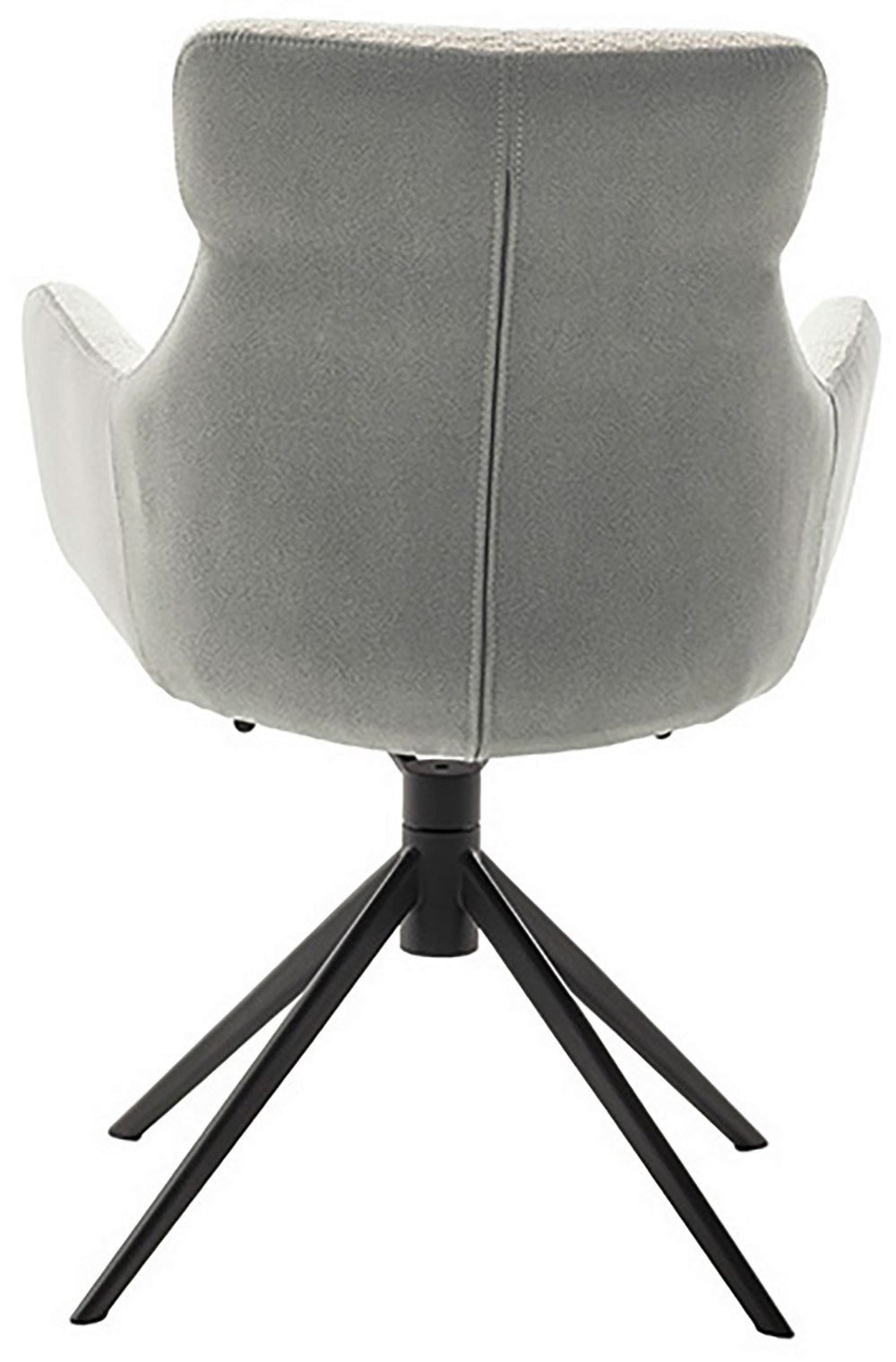 MCA furniture Eetkamerstoel (2-set), draaibaar 360°, draai- & schommelfunctie, zithoogte ca. 50 cm