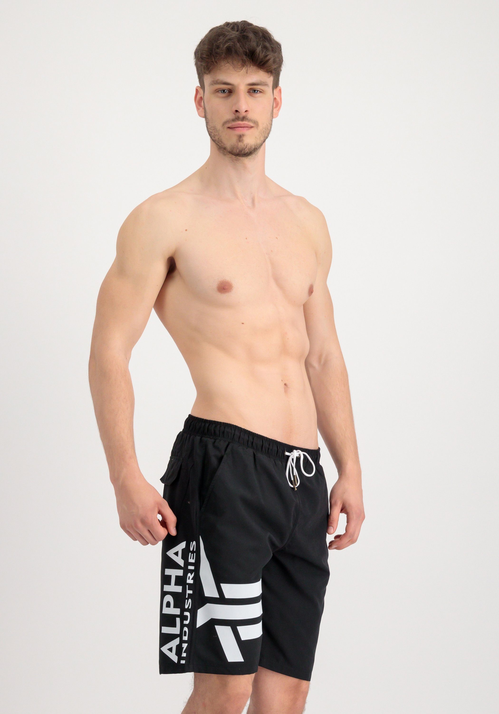 Alpha Industries Short Men Beachwear Side Print Board Short