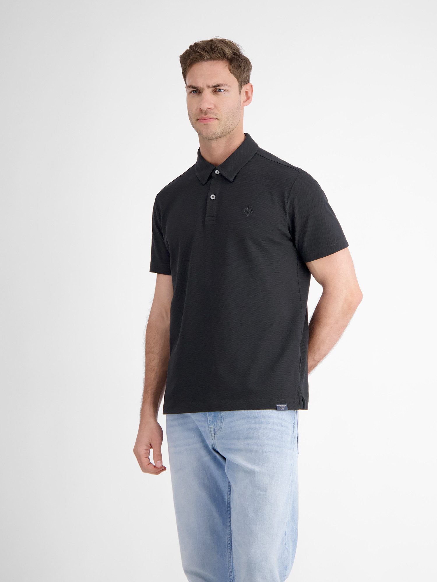 Lerros Poloshirt LERROS basic poloshirt met borstzak, effen