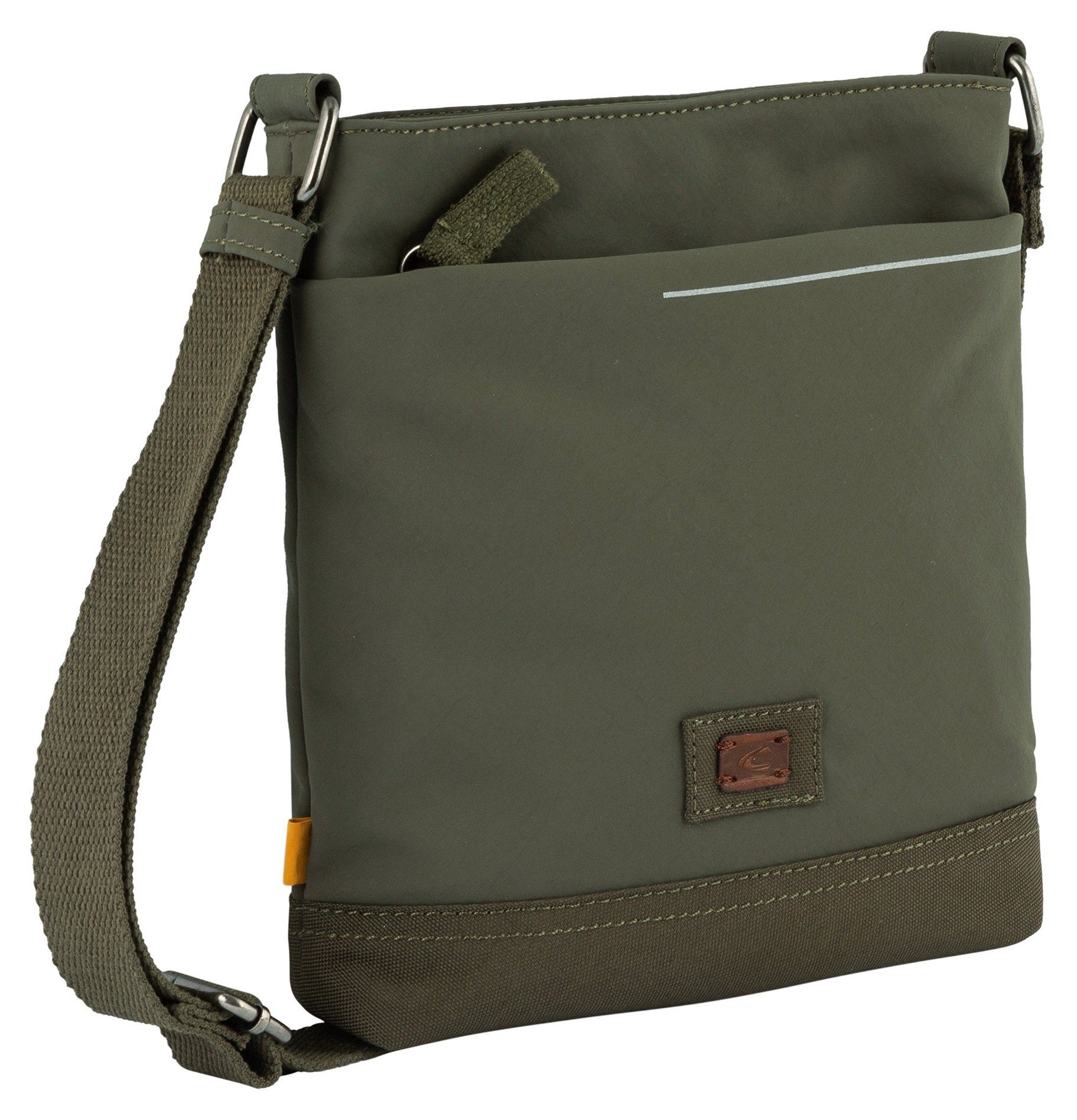 camel active Schoudertas City passende stedelijke metgezel met kleine reflecterende details