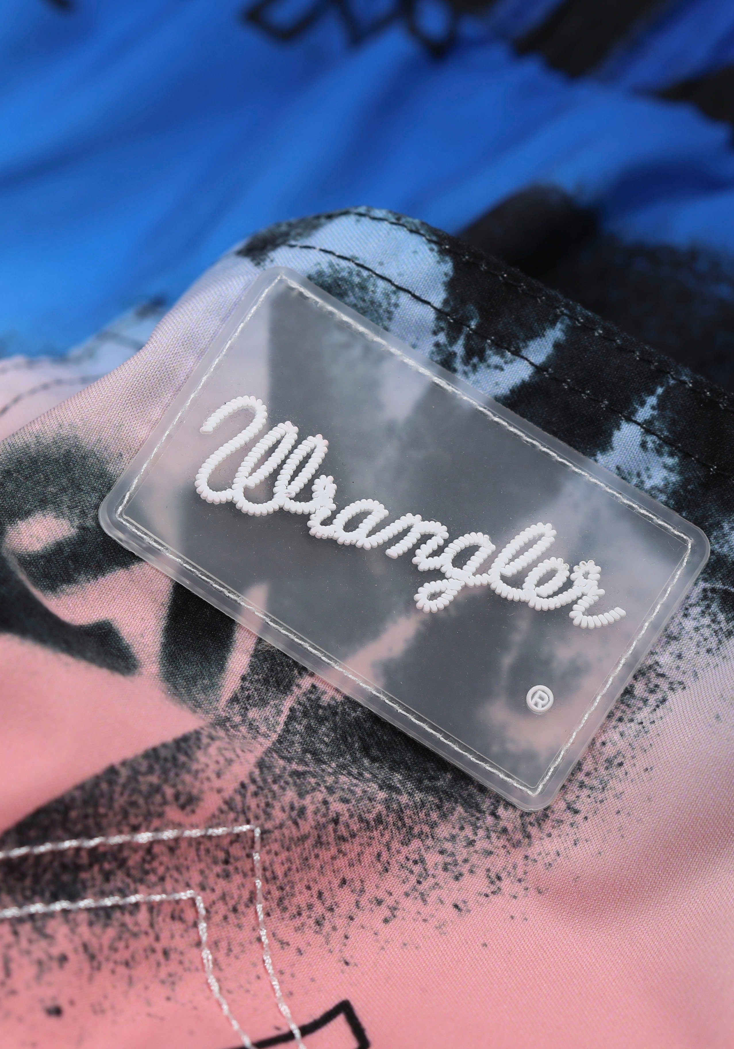 Wrangler Zwemshort Sundial All-over logo-opschrift