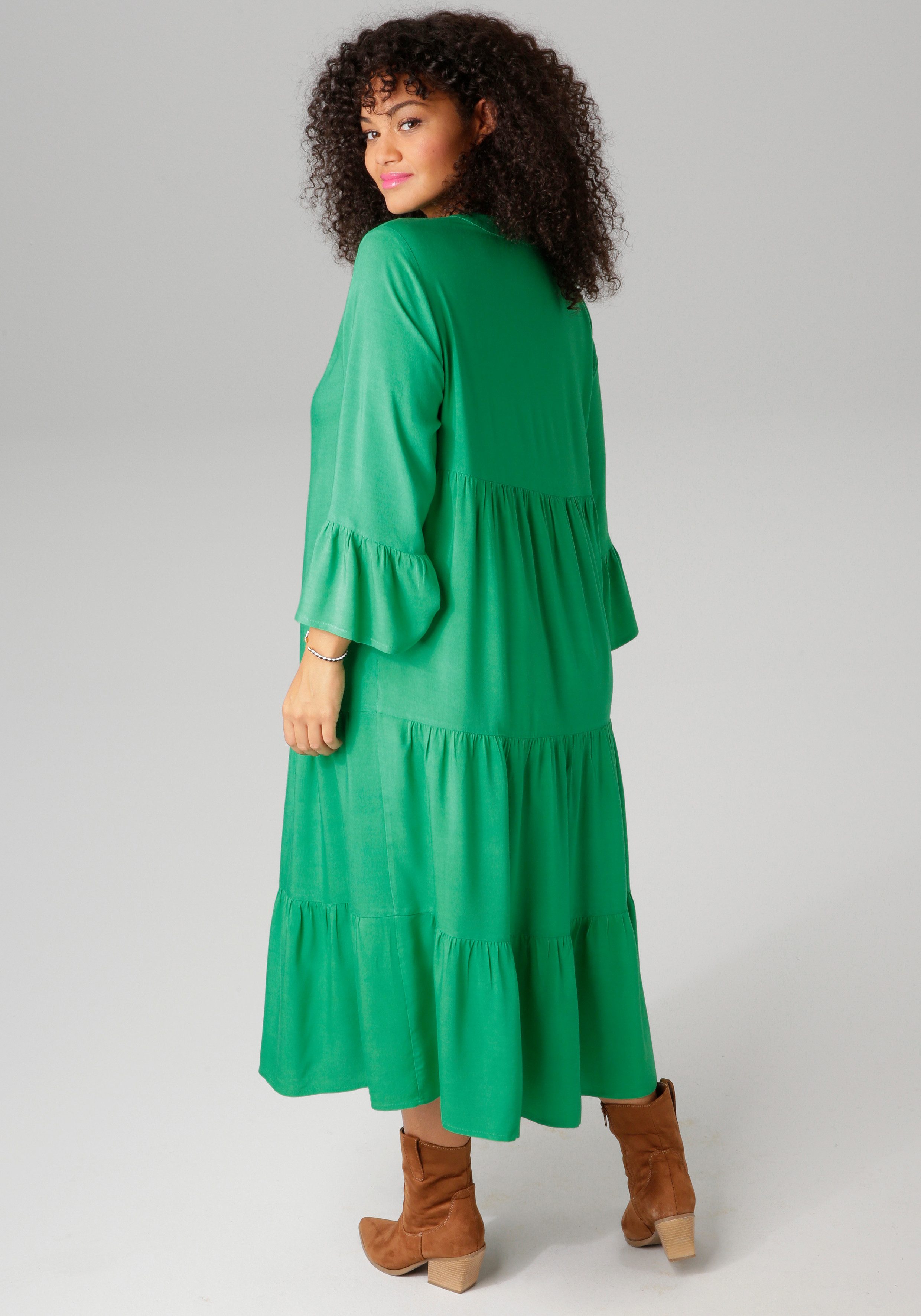Aniston PLUS Midi-jurk In trendy kleuren - NIEUWE COLLECTIE