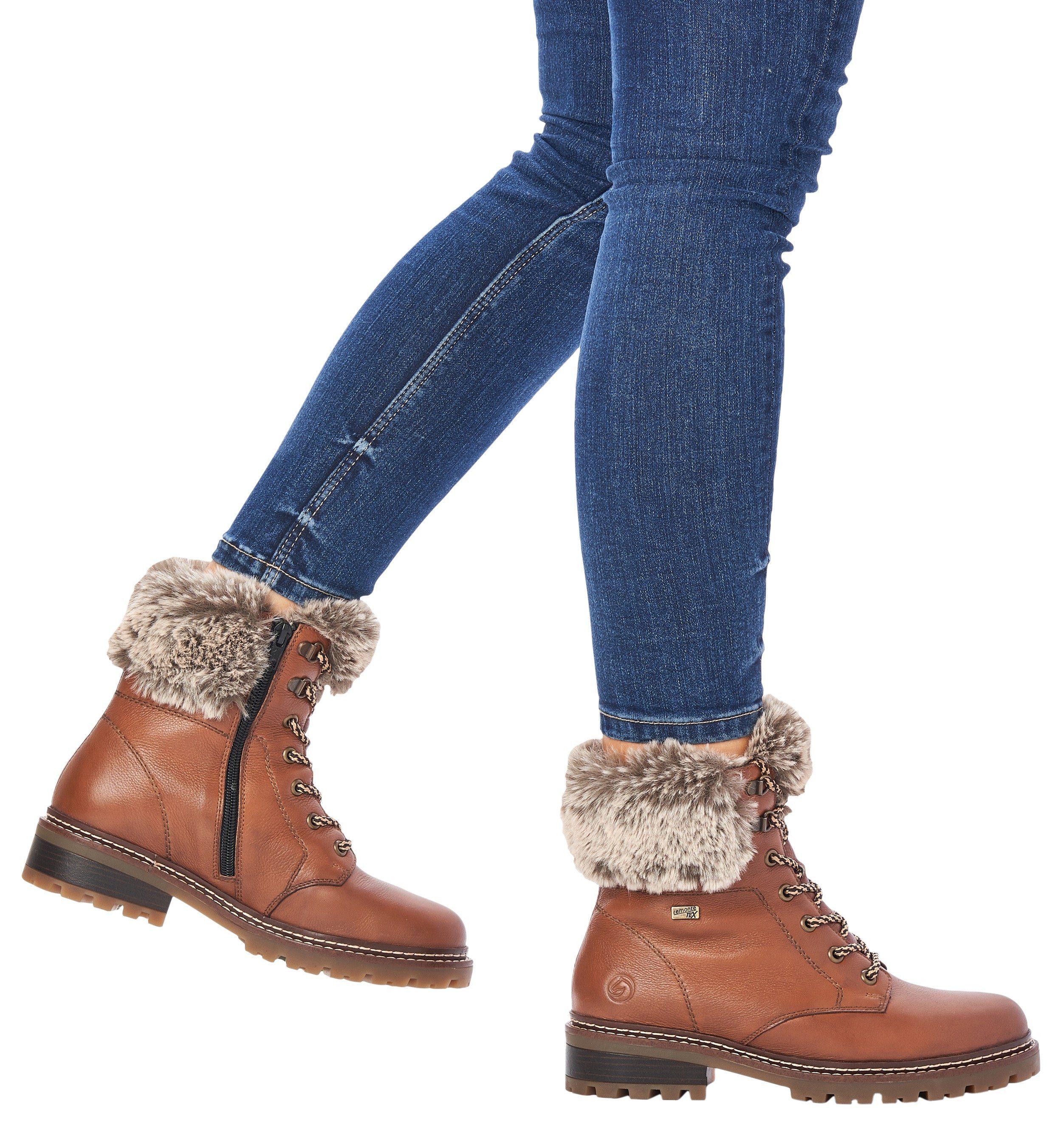Remonte Winterlaarzen ELLE-Collection met contrasterende stiksels